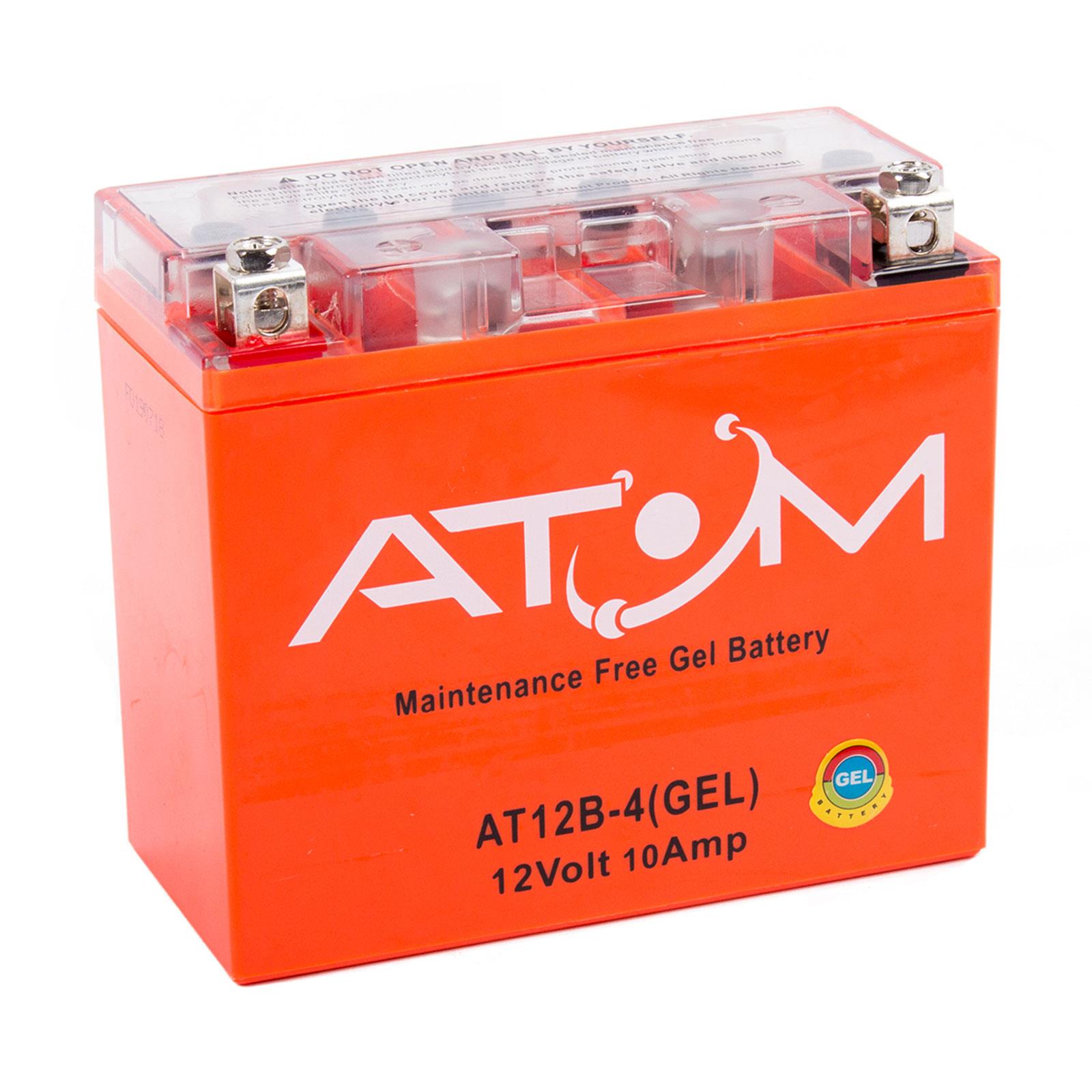 AT12B-4 Atom Gel Motorcycle Battery for Kawasaki ZX-10R Ninja 06