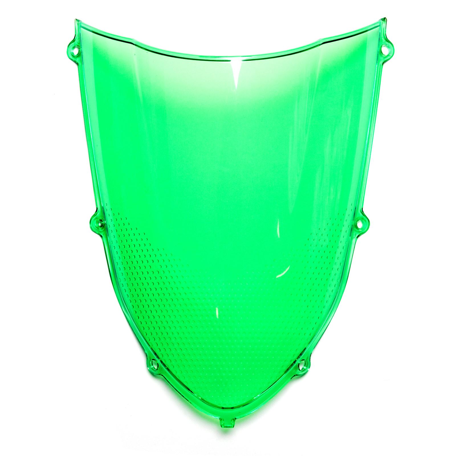 MPW Double Bubble Windshield Screen Green for Kawasaki ZX-10R