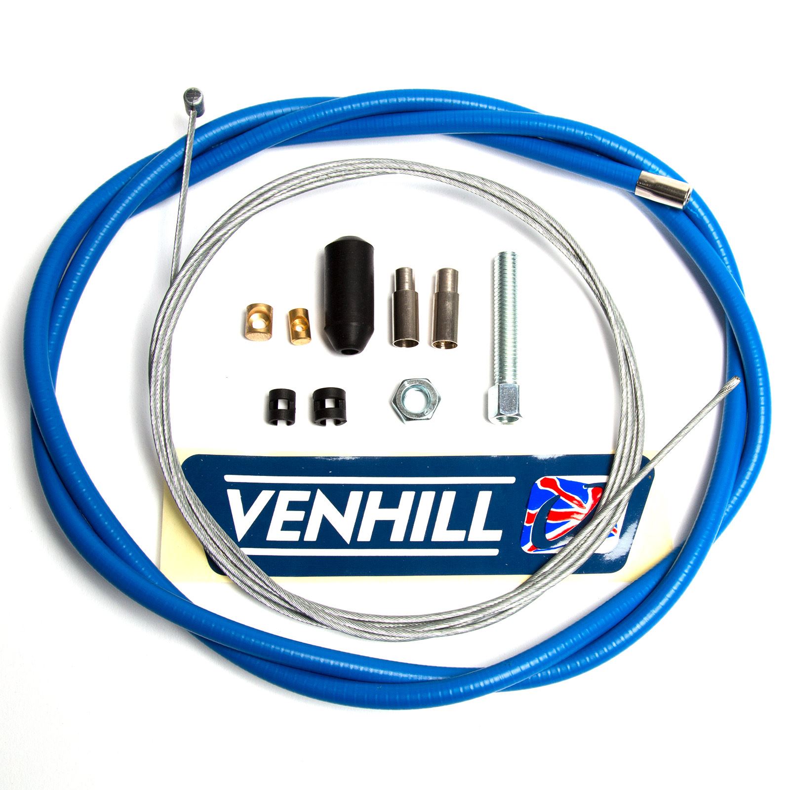 Venhill Universal Motorcycle 1.35m Clutch Cable Kit Blue eBay