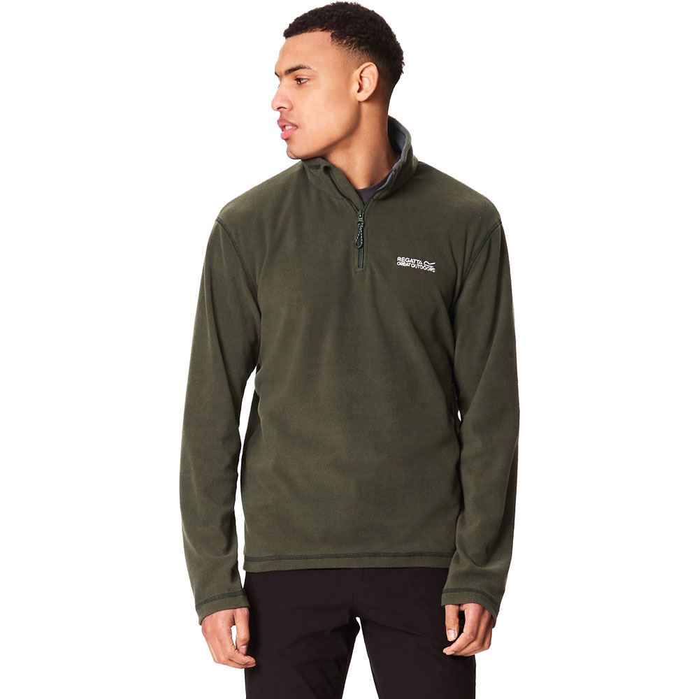 regatta half zip fleece mens