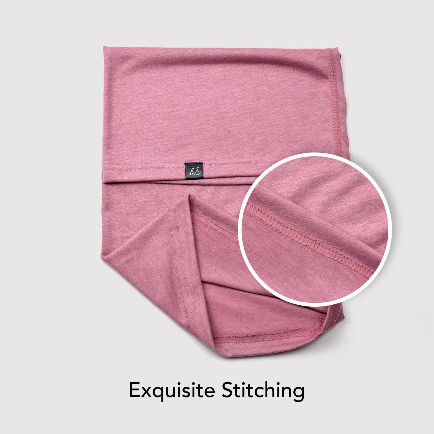 Cotton Blend Plain Jersey Soft Multifunctional Neck Warmer Gaiter Headwear Snood - Picture 36 of 44