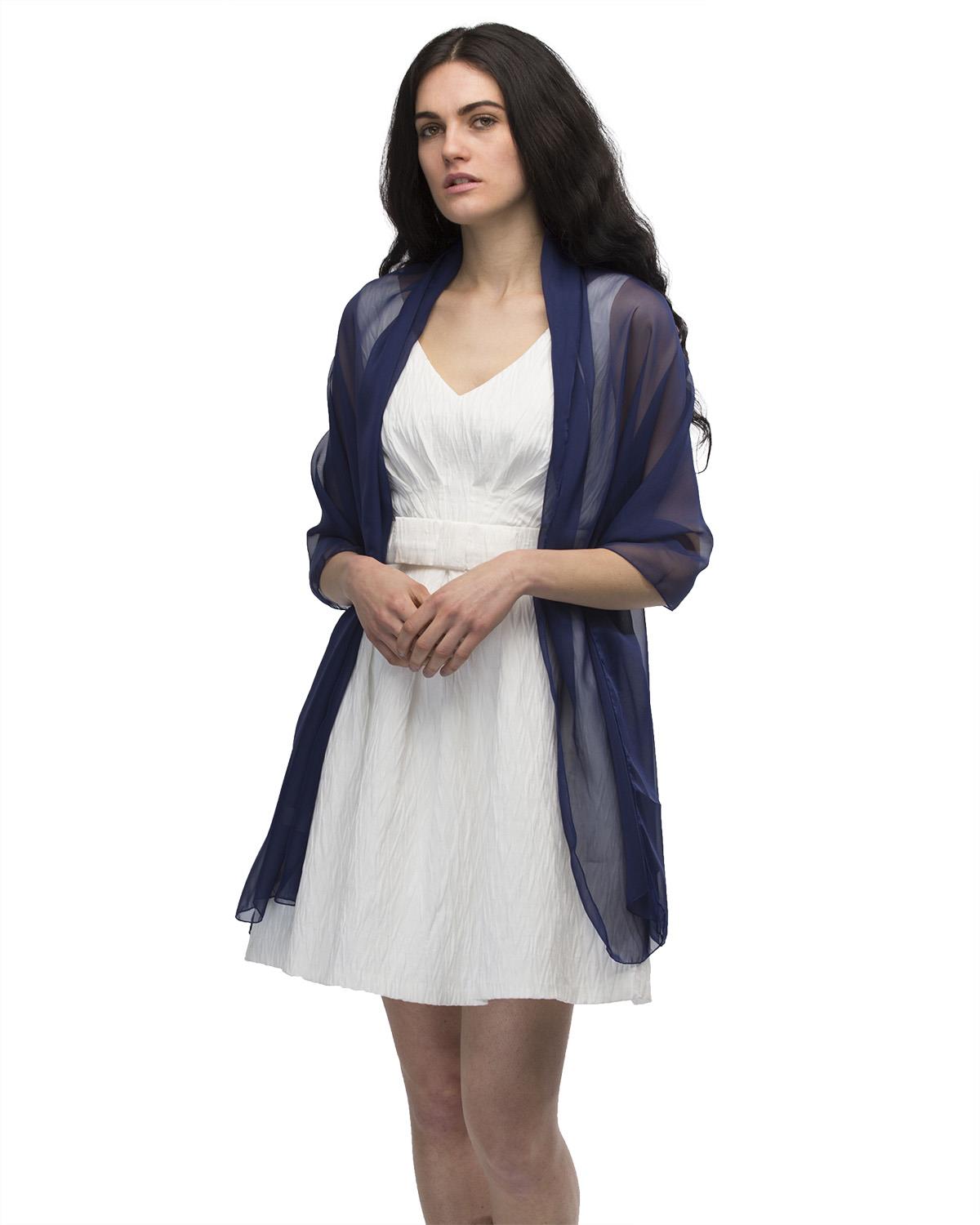 PREMIUM PLAIN CHIFFON SHAWL Sheer Oversized Wedding Bridesmaids Scarf Beach Wrap - Picture 26 of 48