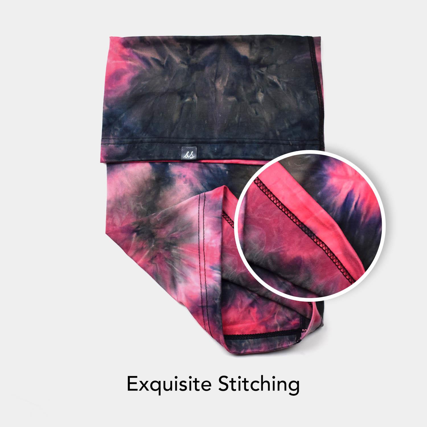 Tie Dye Soft Multifunctional Neck Warmer Gaiter Headwear Snood Winter Sports - Picture 5 of 17