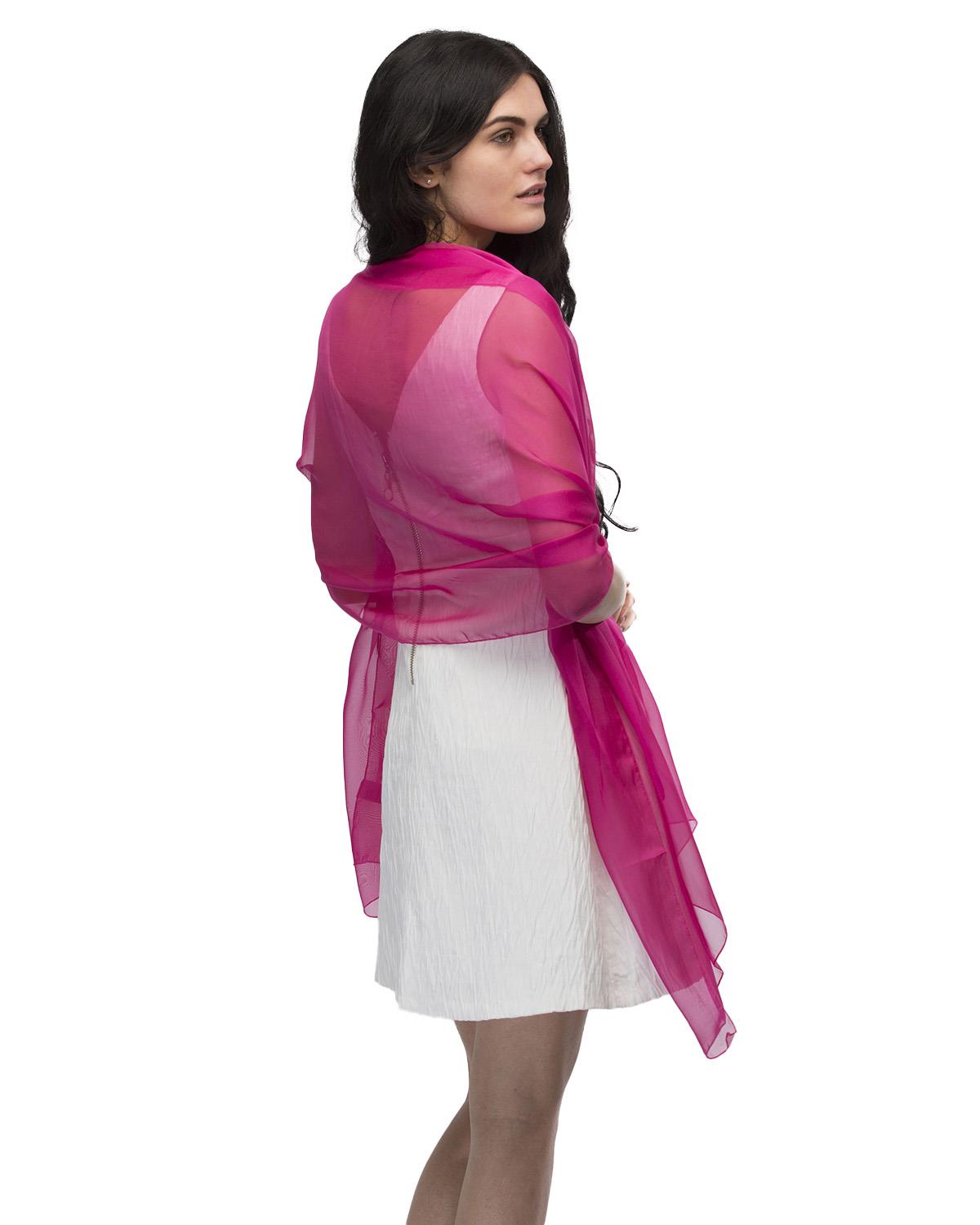 PREMIUM PLAIN CHIFFON SHAWL Sheer Oversized Wedding Bridesmaids Scarf Beach Wrap - Picture 15 of 48