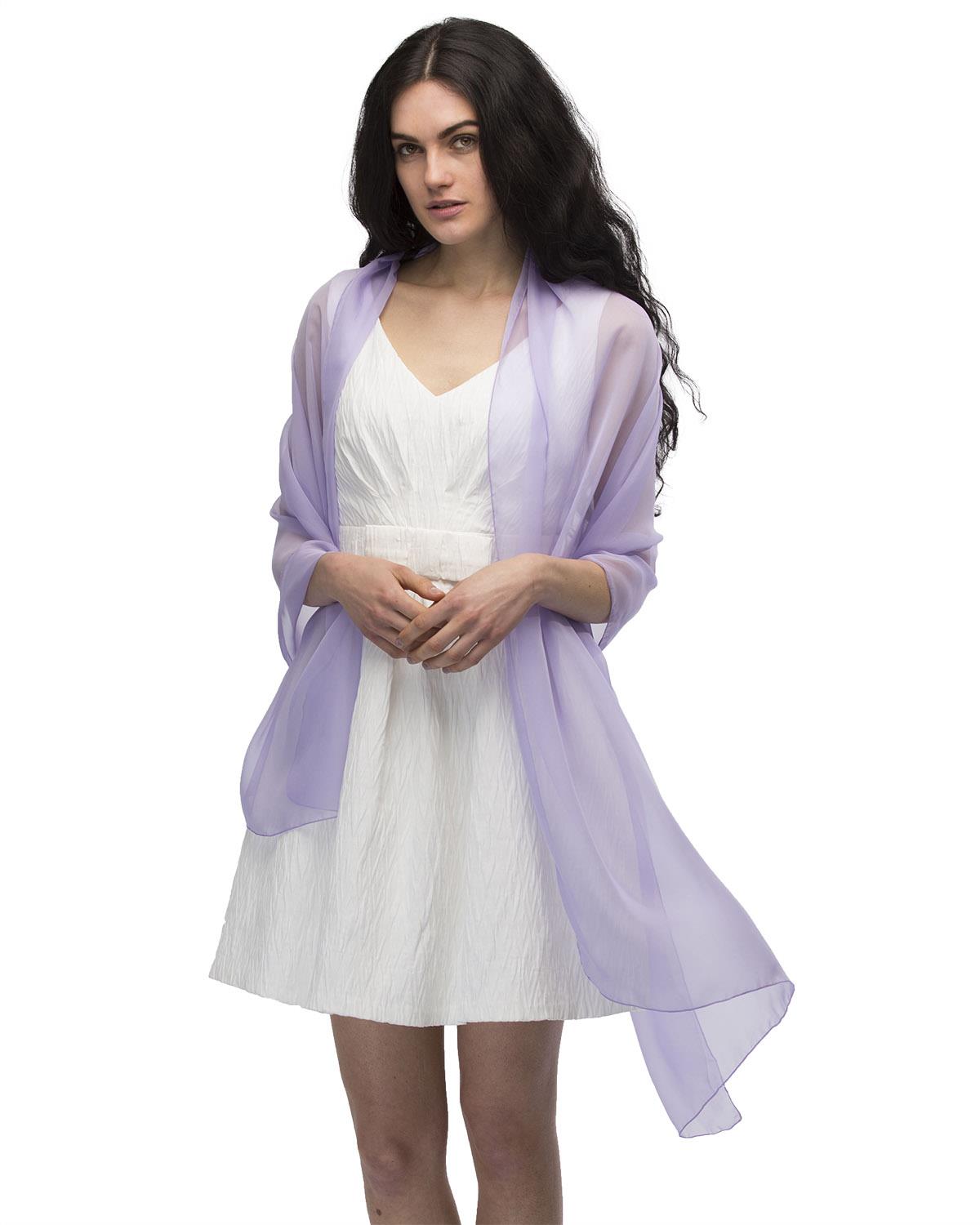 PREMIUM PLAIN CHIFFON SHAWL Sheer Oversized Wedding Bridesmaids Scarf Beach Wrap - Picture 24 of 48