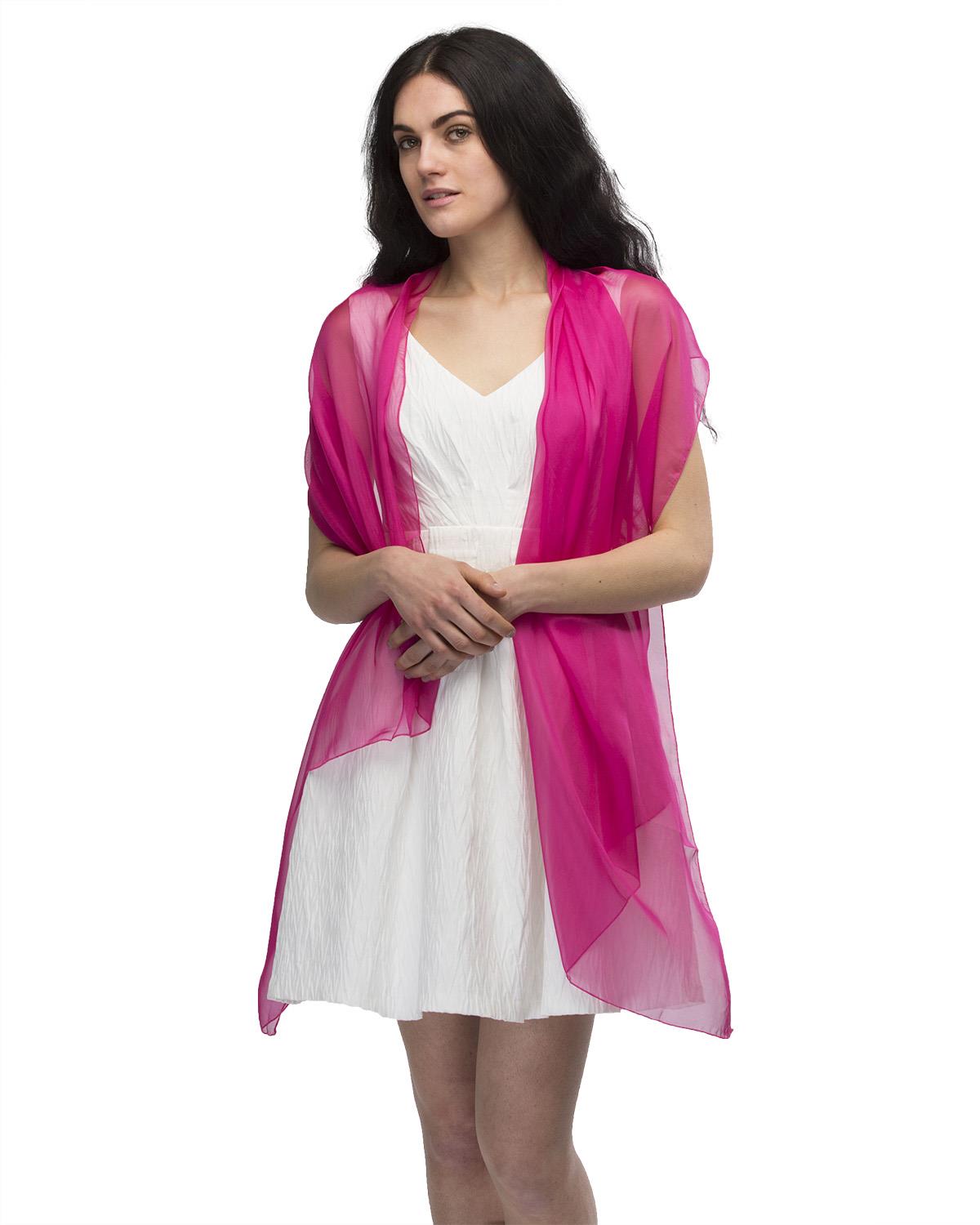 PREMIUM PLAIN CHIFFON SHAWL Sheer Oversized Wedding Bridesmaids Scarf Beach Wrap - Picture 16 of 48