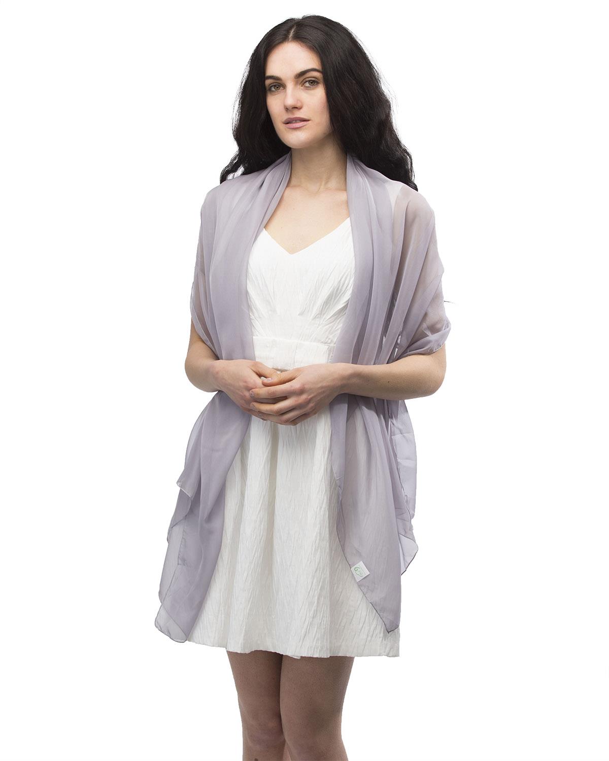 PREMIUM PLAIN CHIFFON SHAWL Sheer Oversized Wedding Bridesmaids Scarf Beach Wrap - Picture 20 of 48