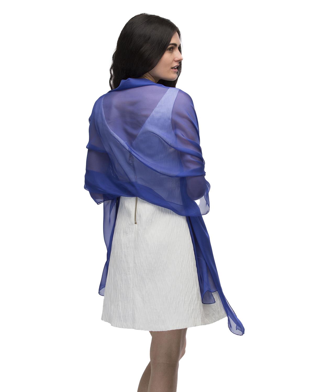 PREMIUM PLAIN CHIFFON SHAWL Sheer Oversized Wedding Bridesmaids Scarf Beach Wrap - Picture 41 of 48