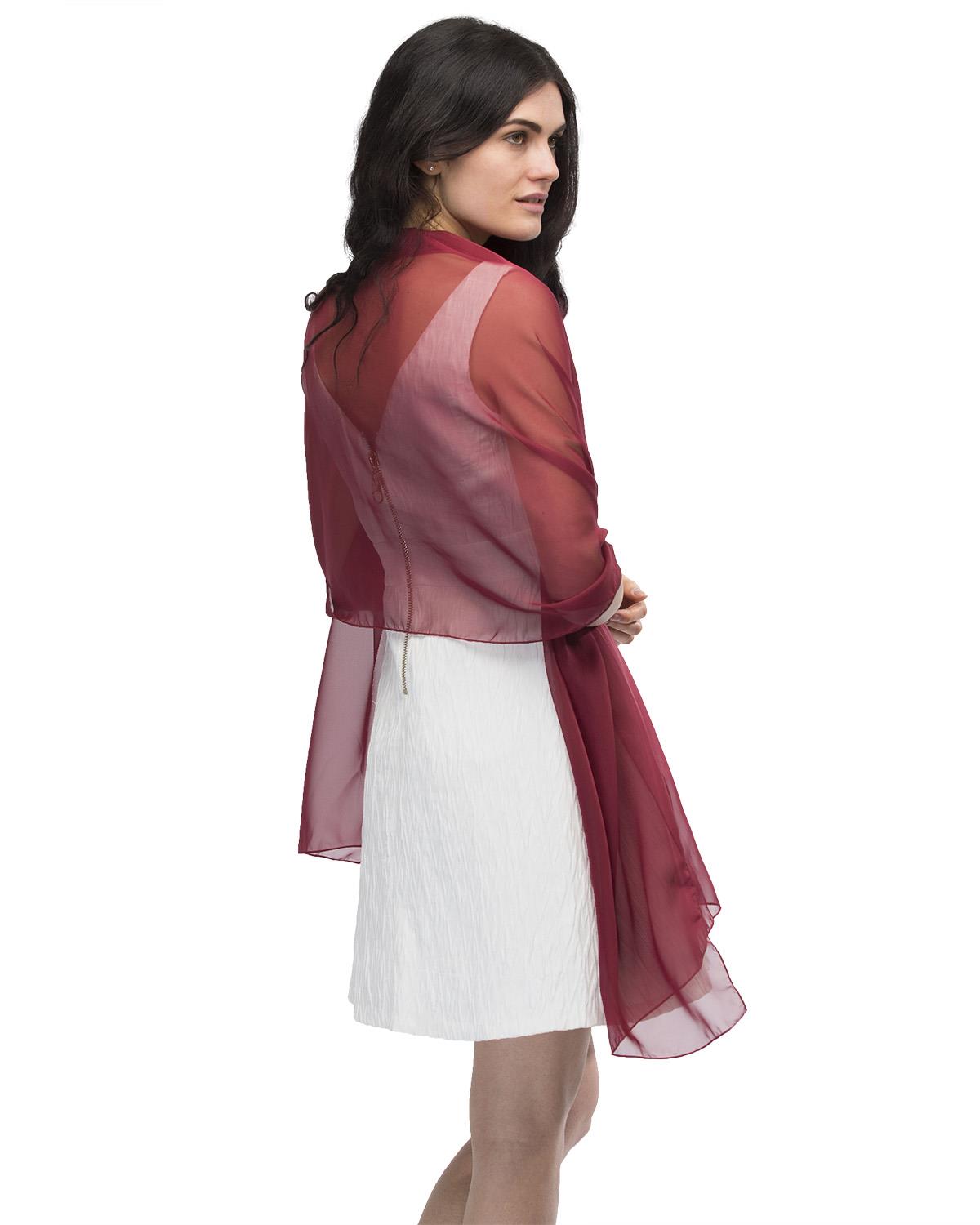 PREMIUM PLAIN CHIFFON SHAWL Sheer Oversized Wedding Bridesmaids Scarf Beach Wrap - Picture 11 of 48