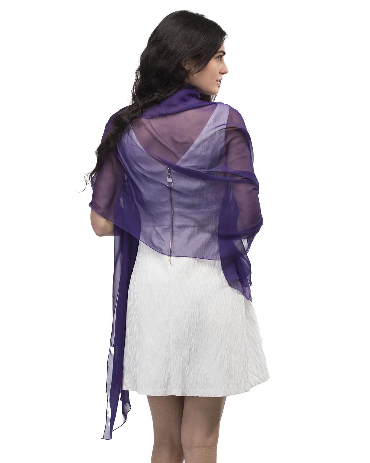 PREMIUM PLAIN CHIFFON SHAWL Sheer Oversized Wedding Bridesmaids Scarf Beach Wrap - Picture 37 of 48