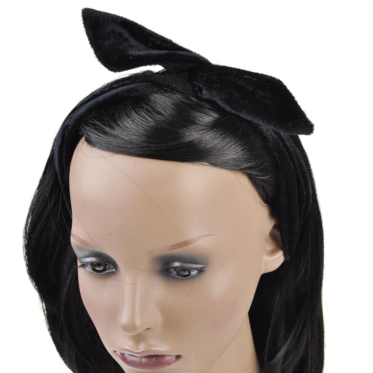 Le donne Plain Filo Fascia Retrò Fascia Wrap Bendy Capelli sciarpa copritesta