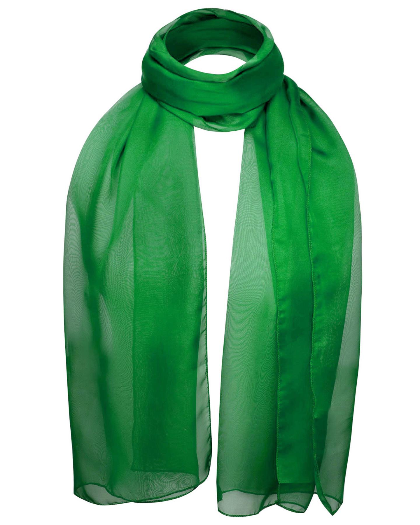 Premium Plain Chiffon Neck Scarf Lightweight Sheer Wrap Shawl Wedding Party - Picture 18 of 39