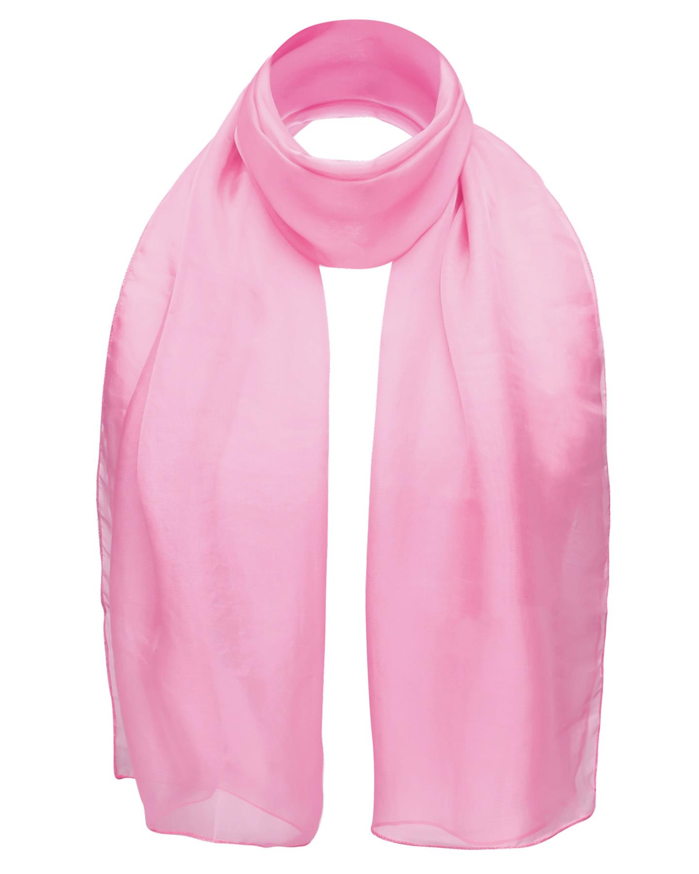 Premium Plain Chiffon Neck Scarf Lightweight Sheer Wrap Shawl Wedding Party - Picture 30 of 39