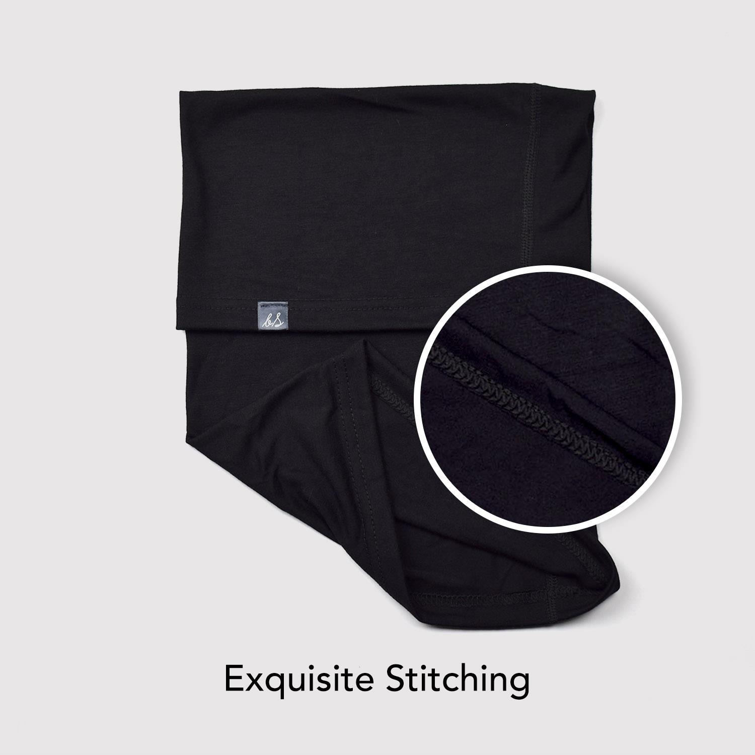 Cotton Blend Plain Jersey Soft Multifunctional Neck Warmer Gaiter Headwear Snood - Picture 6 of 44