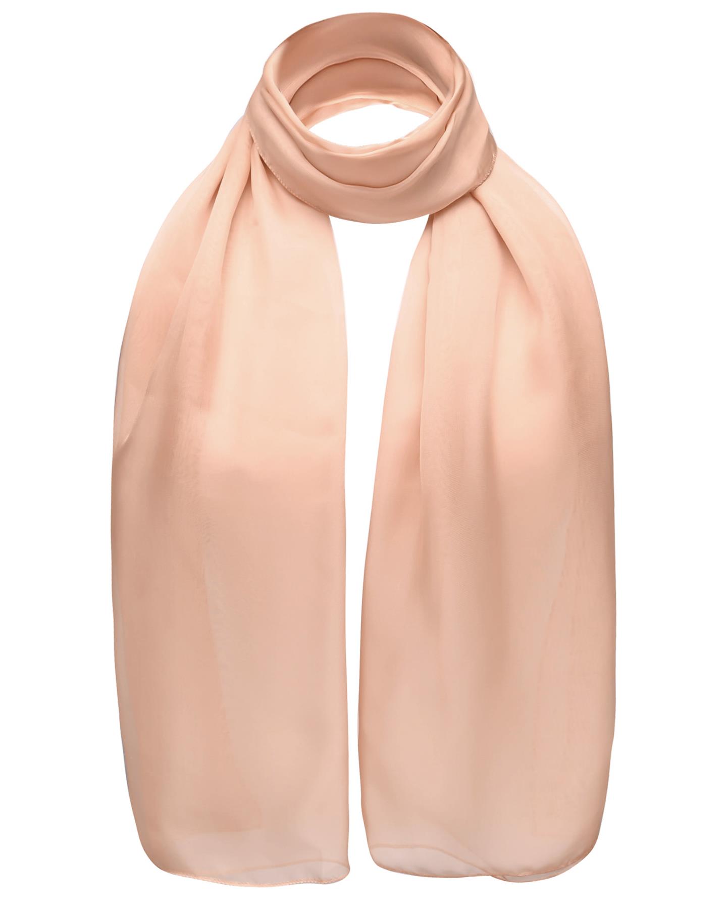 Premium Plain Chiffon Neck Scarf Lightweight Sheer Wrap Shawl Wedding Party - Picture 29 of 39
