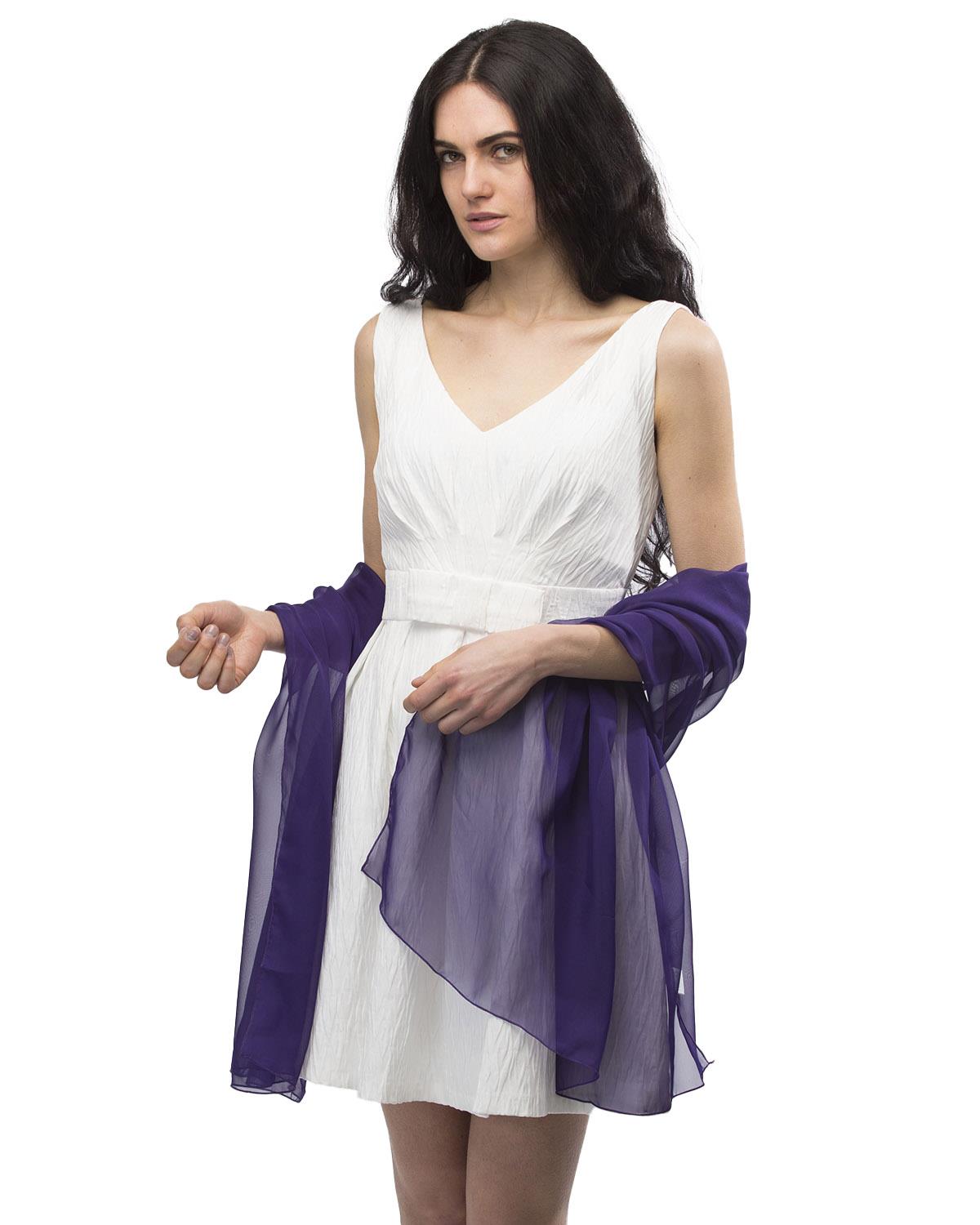 PREMIUM PLAIN CHIFFON SHAWL Sheer Oversized Wedding Bridesmaids Scarf Beach Wrap - Picture 38 of 48