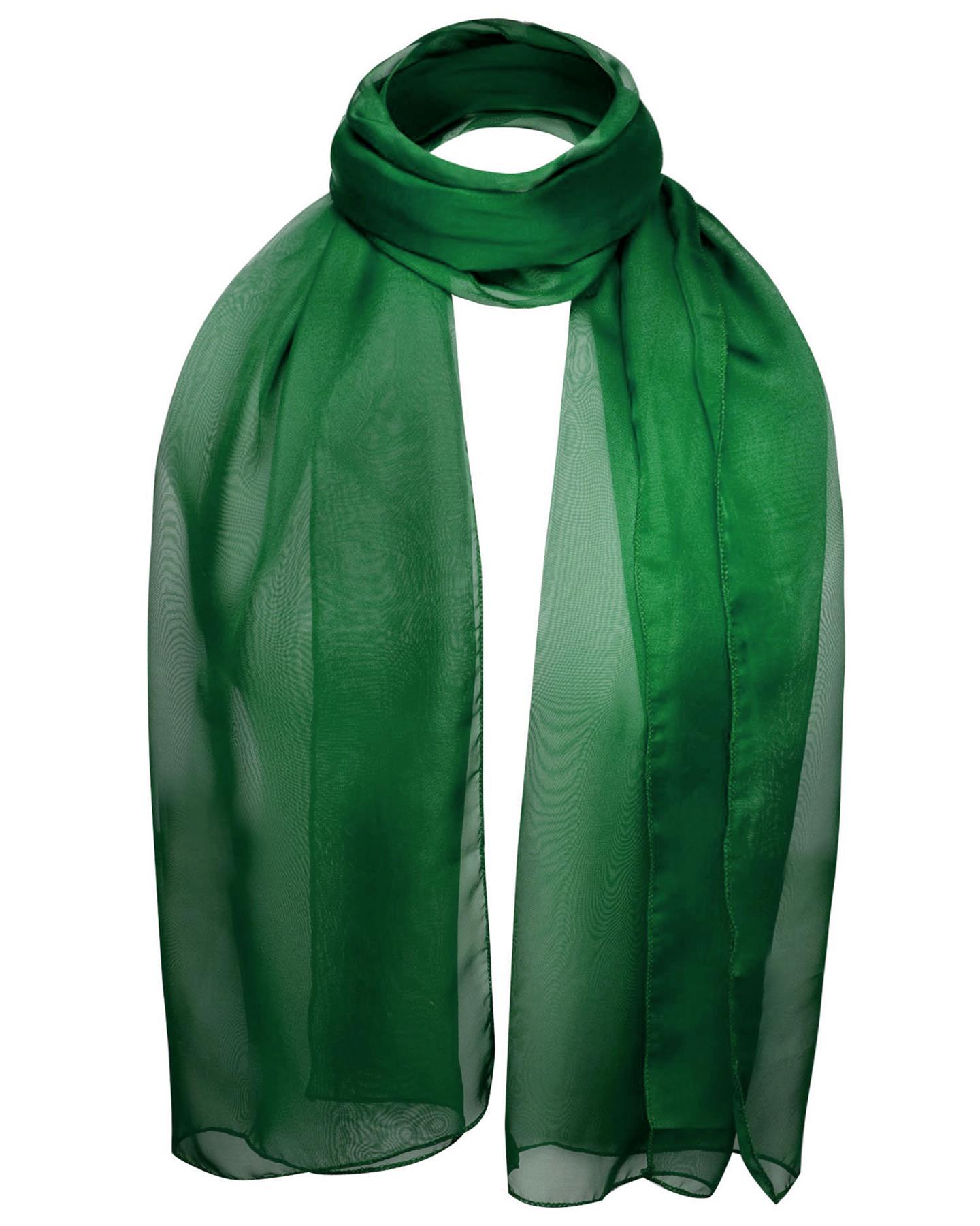 Premium Plain Chiffon Neck Scarf Lightweight Sheer Wrap Shawl Wedding Party - Picture 14 of 39
