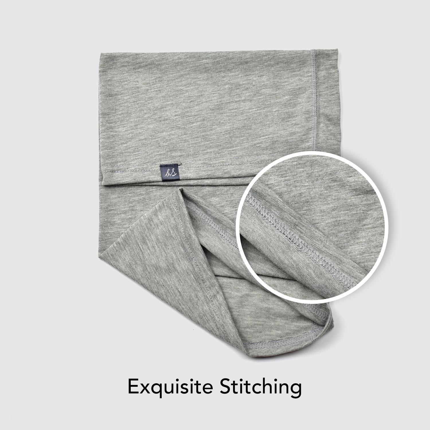 Cotton Blend Plain Jersey Soft Multifunctional Neck Warmer Gaiter Headwear Snood - Picture 18 of 44