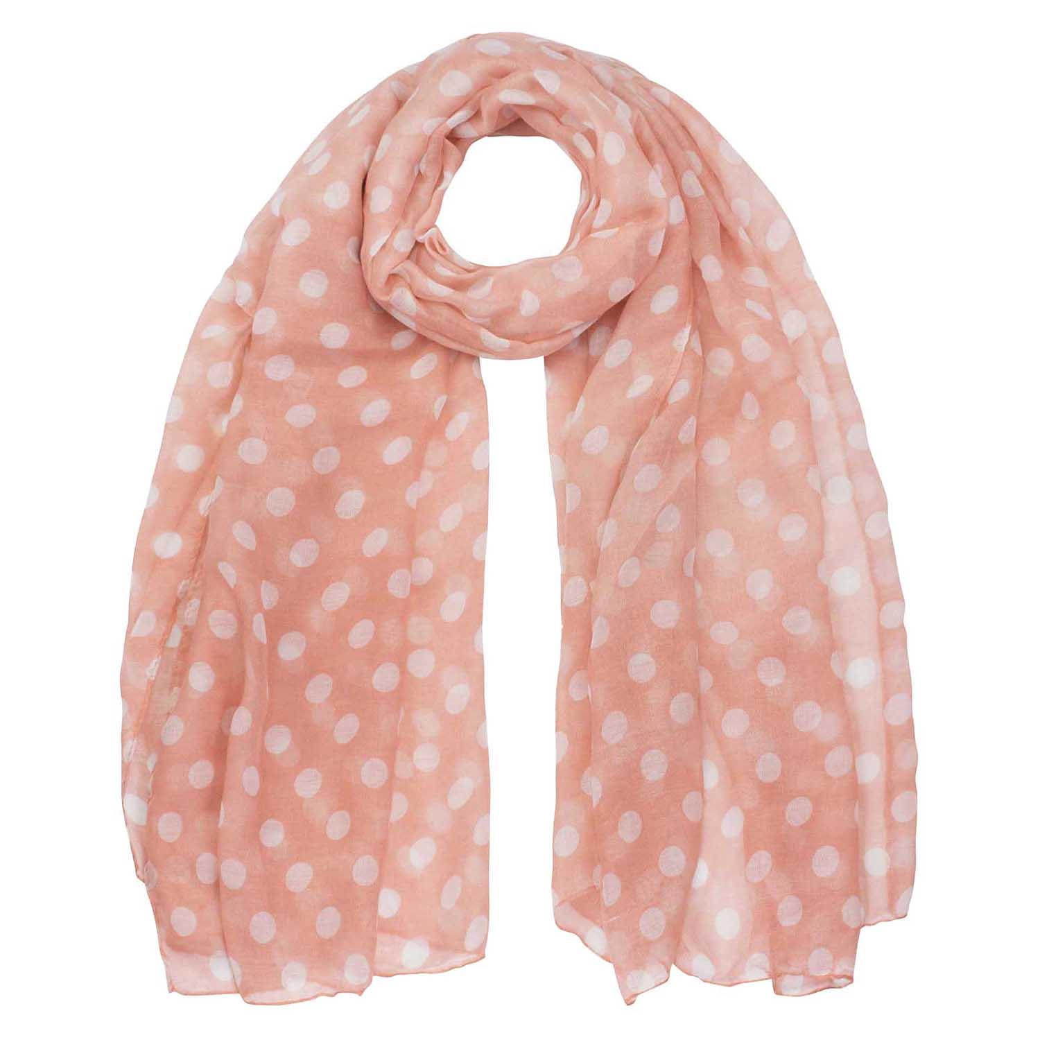Polka Dot Scarf, Oversized Viscose Scarves Shawl for Women - Picture 21 of 29