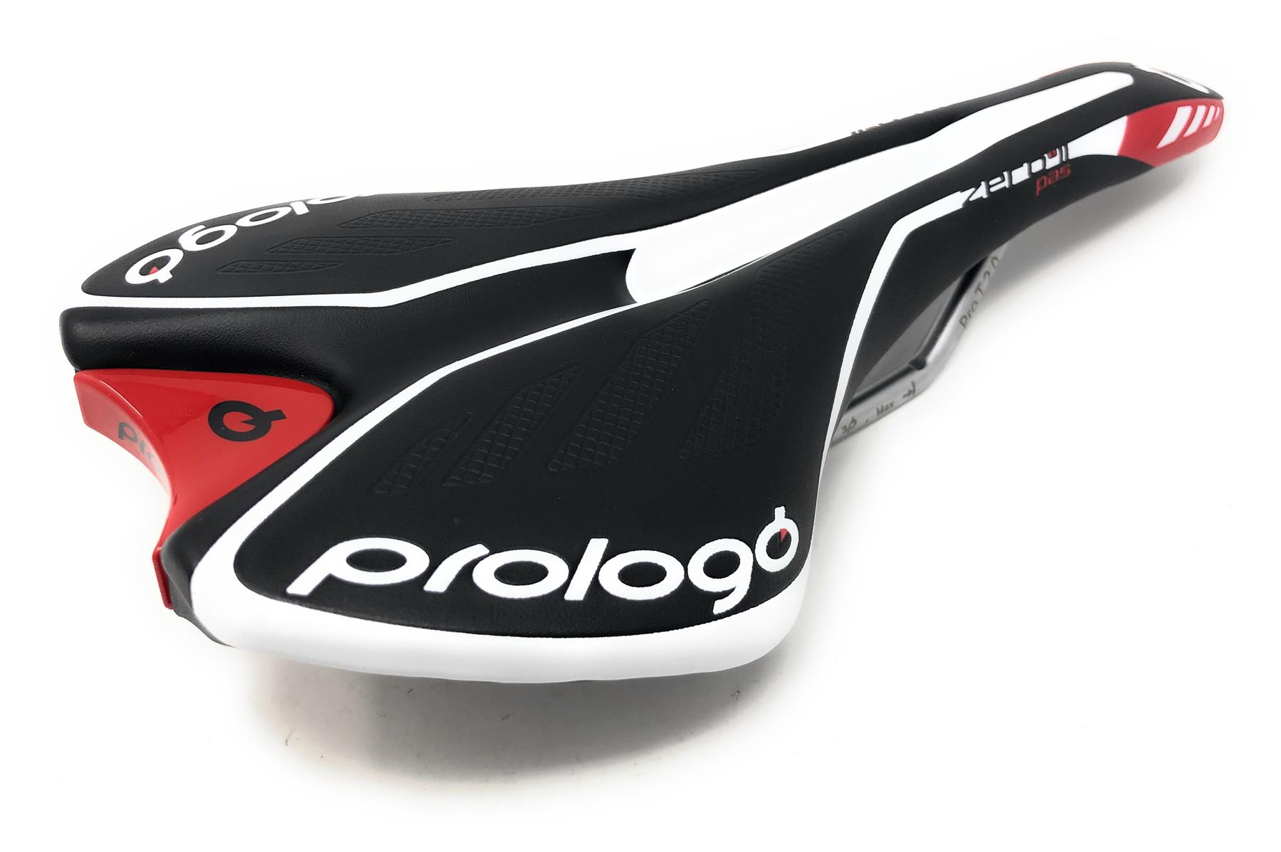 NEW Prologo Zero II Pas STN Saddle (Road Bike/MTB, Black, 134 x 278mm
