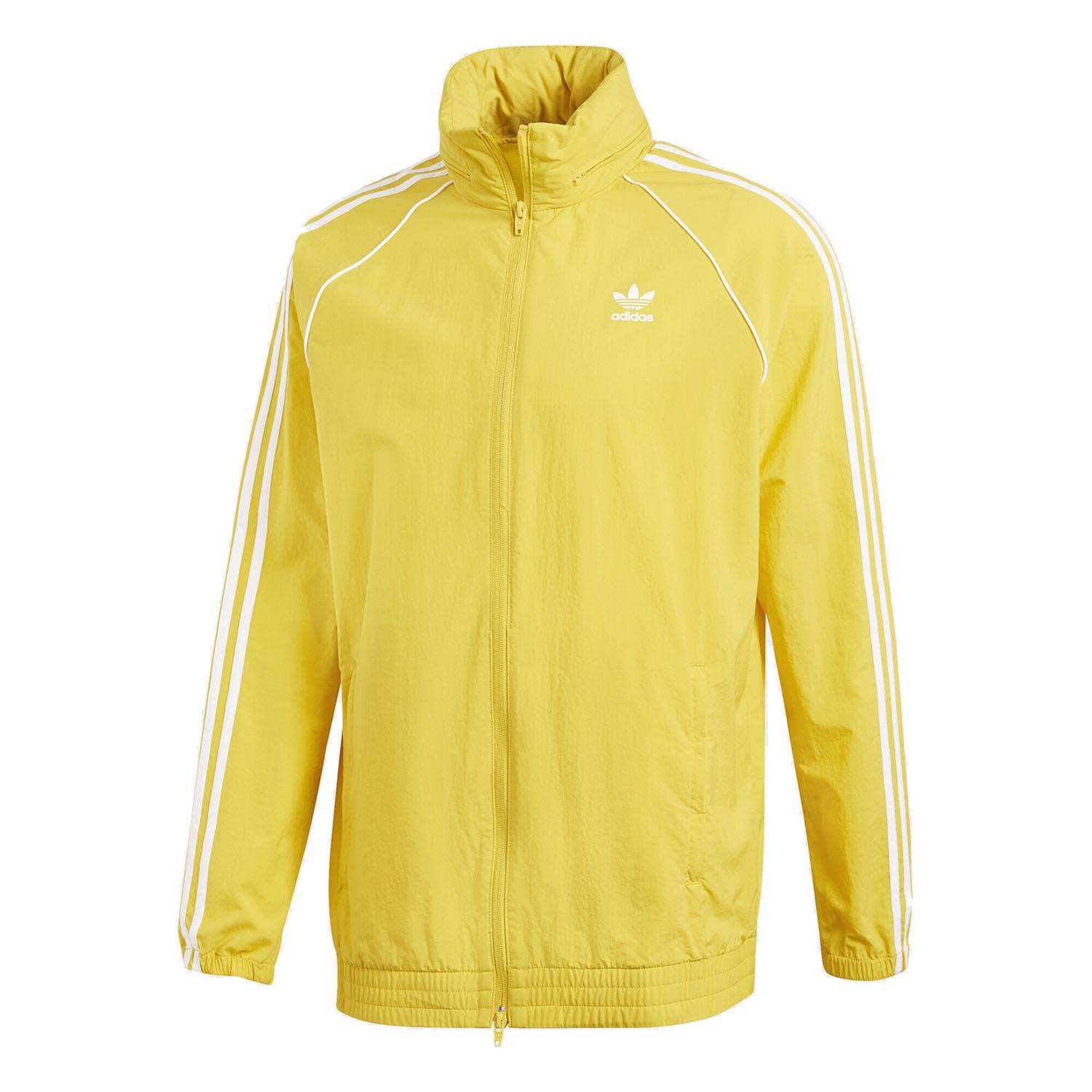 yellow adidas superstar jacket