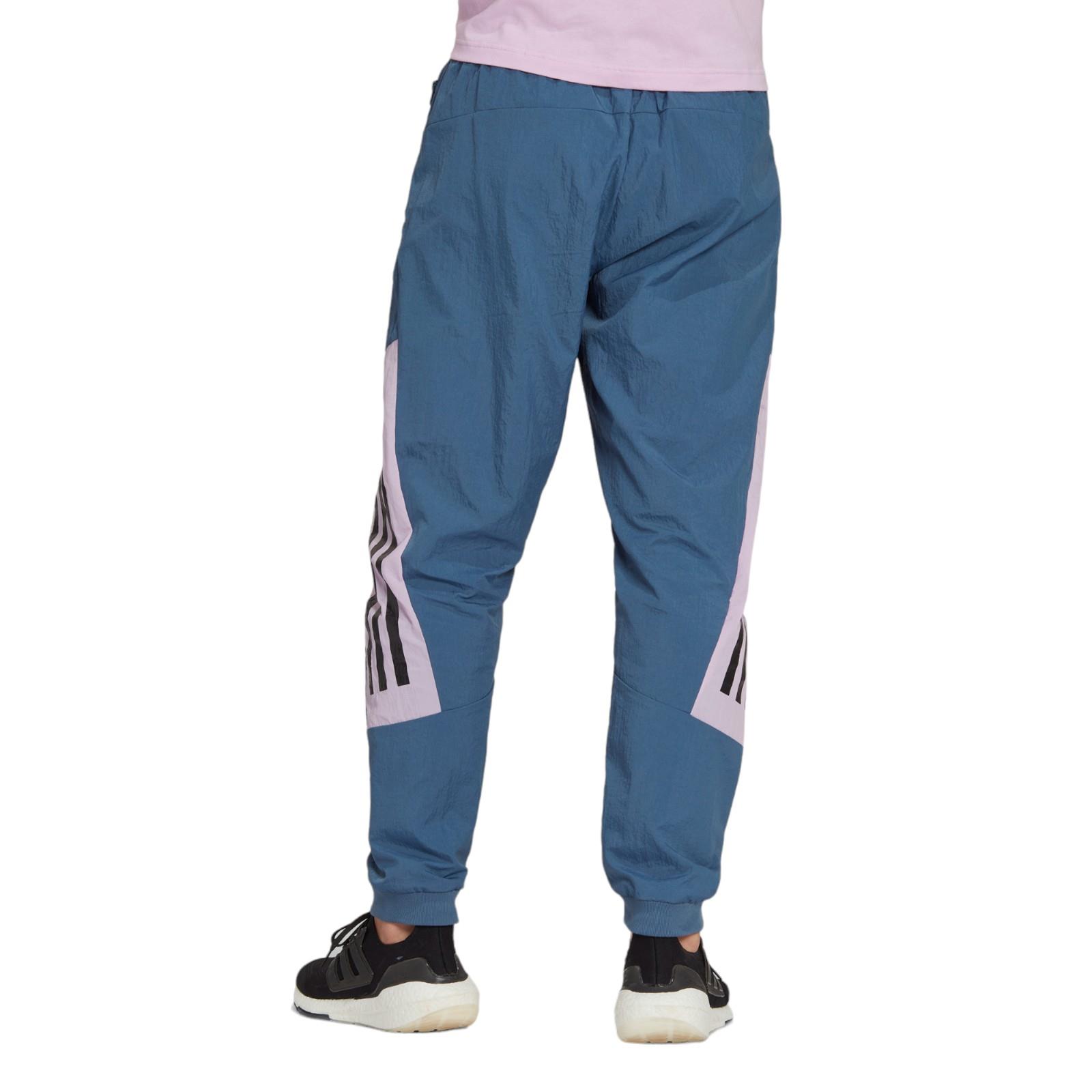 adidas MEN'S FUTURE ICONS 3-STRIPE WOVEN TRACK PANTS BOTTOMS
