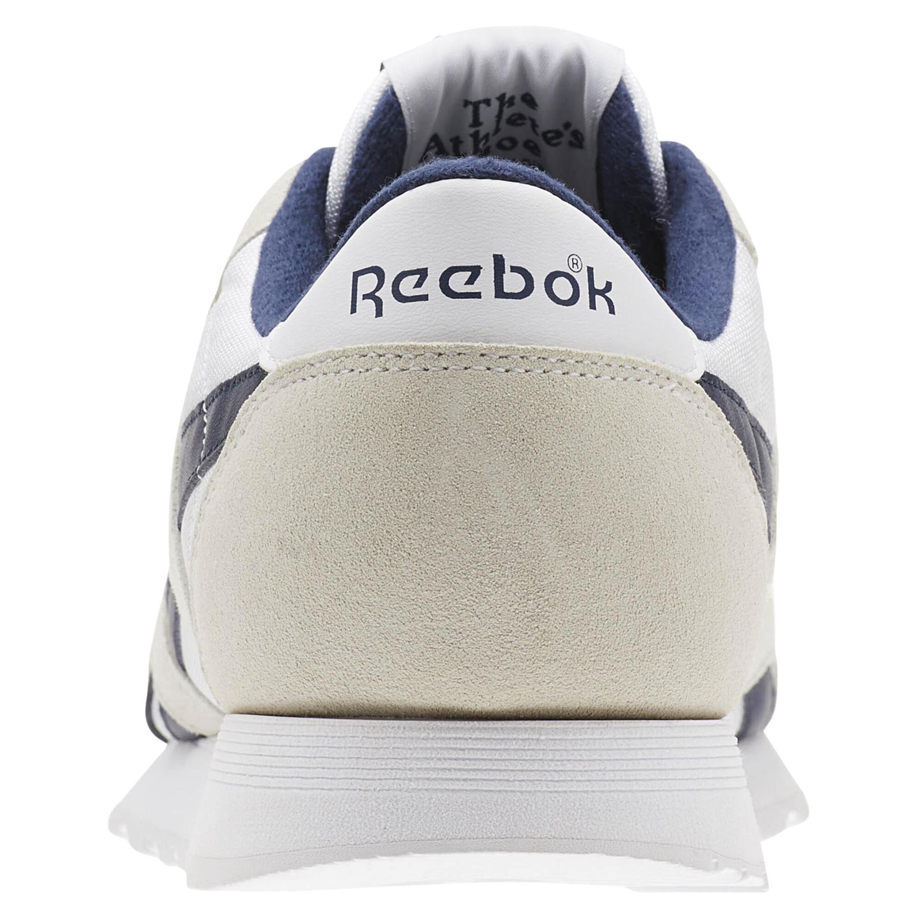 reebok classic nylon trainers white