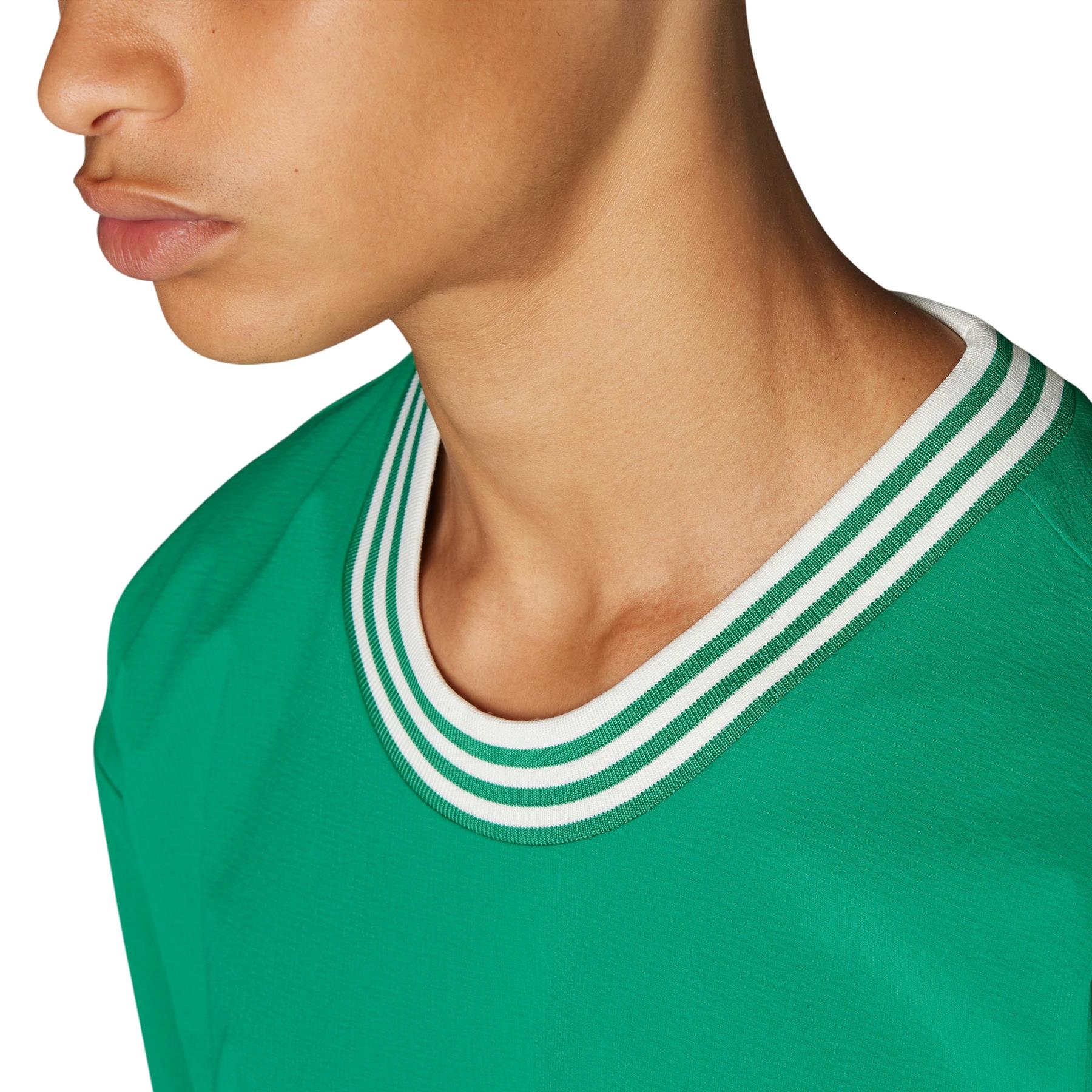 adidas ORIGINALS MEN'S ROLLING LINKS CREWNECK SWEATSHIRT GREEN