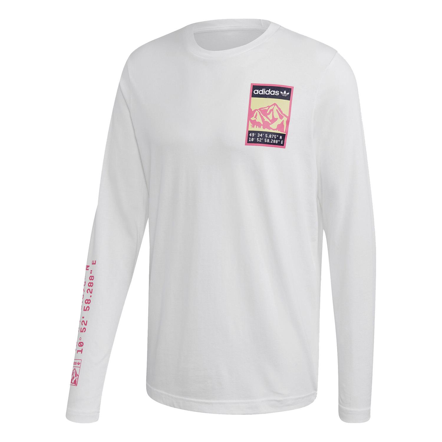 León Usual Publicidad Adidas Originals HOMBRE Exterior Manga Larga Gráfico Camiseta Blanco Trébol New | eBay León Usual Publicidad Adidas Originals HOMBRE Exterior Manga Larga Gráfico Camiseta Blanco Trébol New | eBay