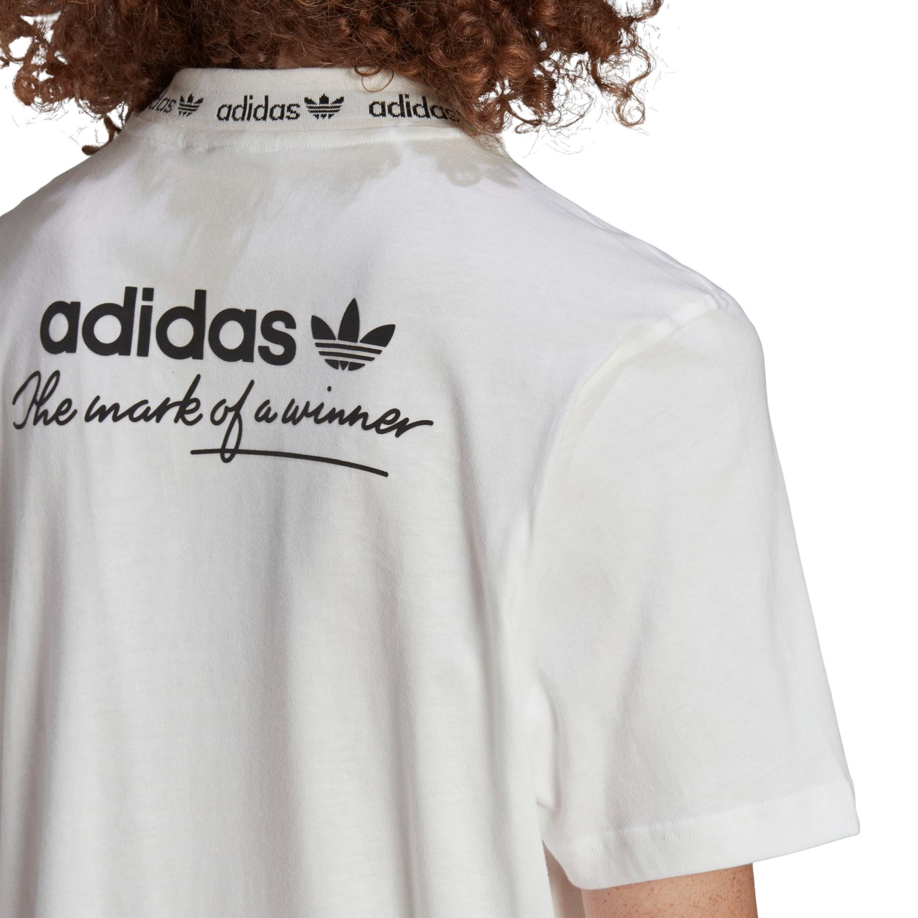 adidas Originals◇Trefoil Linear/バックプリント Tシャツ adidas ORIGINALS MEN'S TREFOIL LINEAR LOGO T-SHIRT TEE TOP