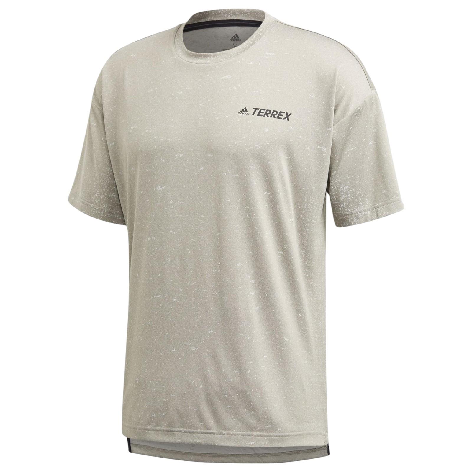 adidas MEN'S TERREX HIKE T-SHIRT TEE TOP GREY WALKING HIKING