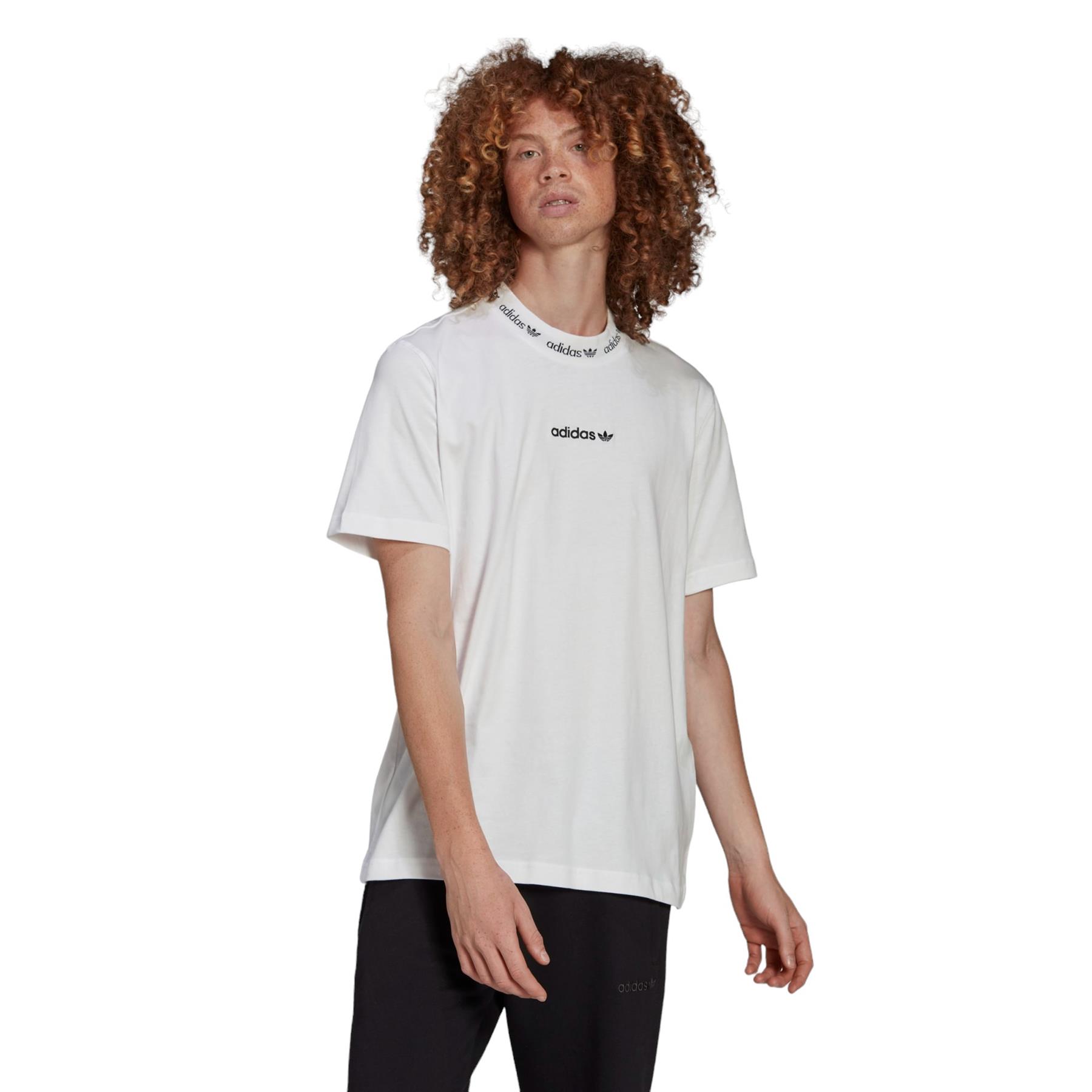 adidas Originals◇Trefoil Linear/バックプリント Tシャツ adidas ORIGINALS MEN'S TREFOIL LINEAR LOGO T-SHIRT TEE TOP