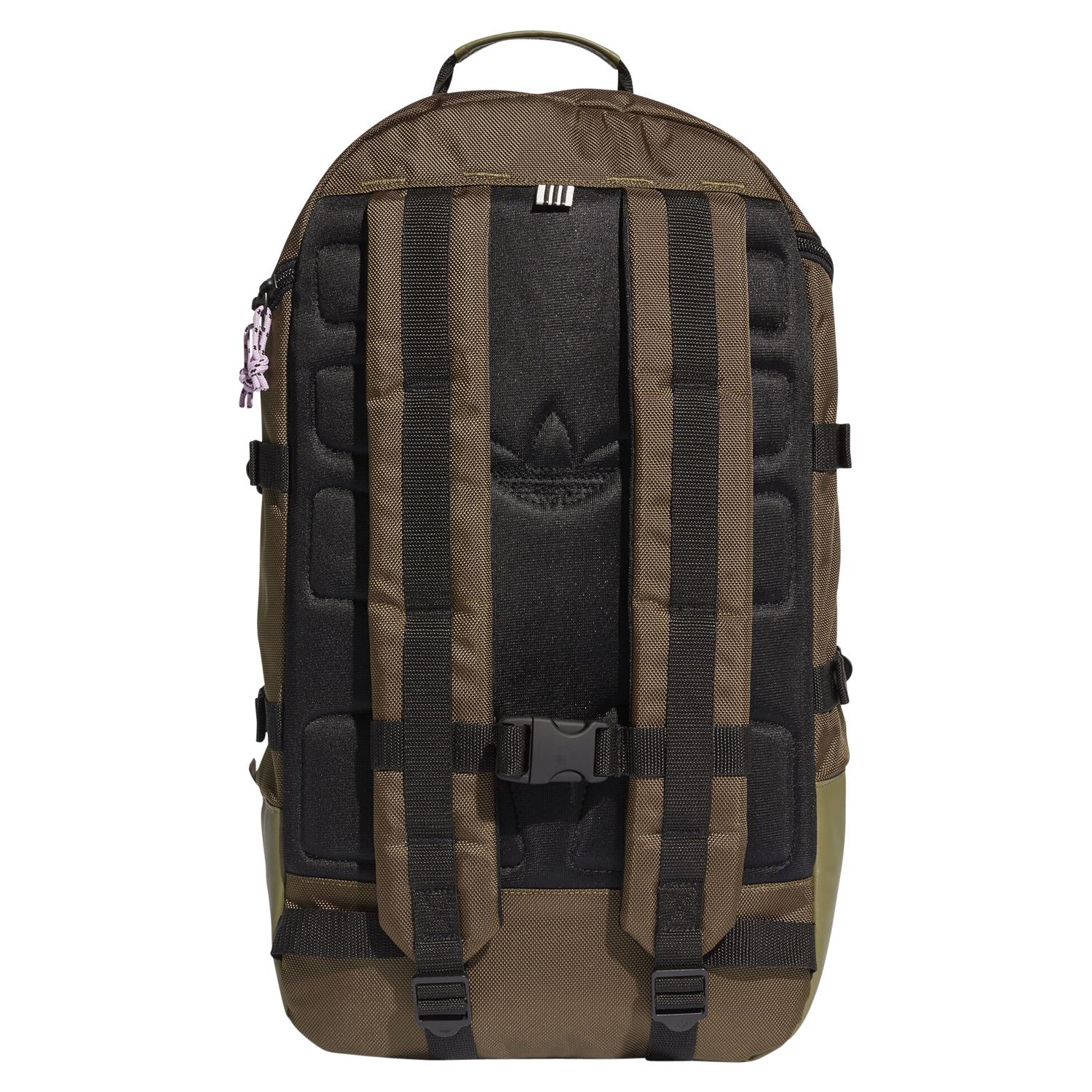 adidas ORIGINALS LARGE ATRIC BACKPACK OLIVE GREEN COLLEGE UNIVERSITY SCHOOL BAG | eBay