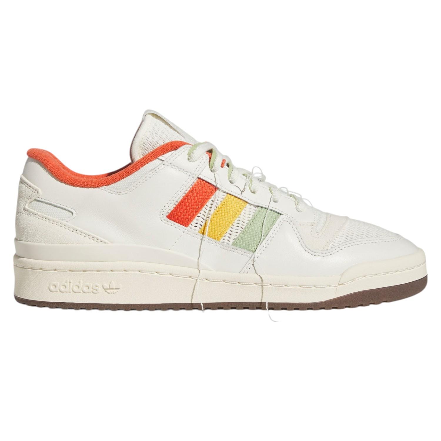 adidas originals forum 84 low trainers in off white