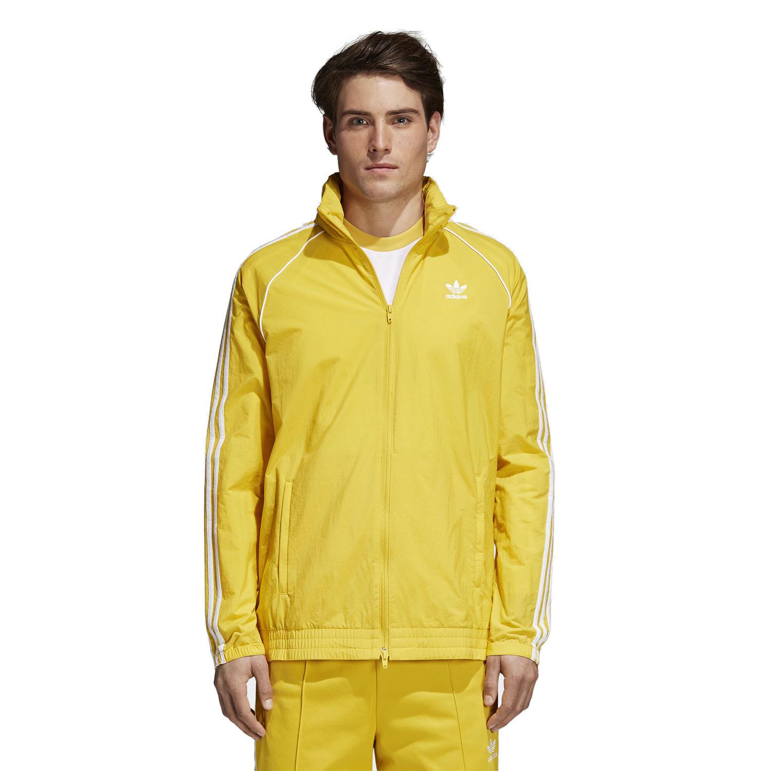 yellow adidas superstar jacket