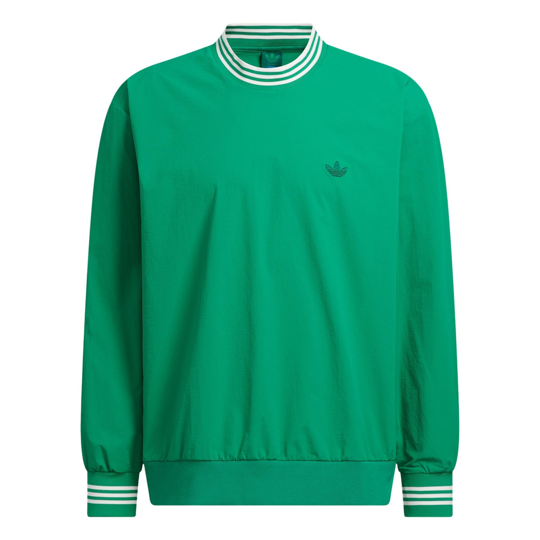 メンズウェア  golf Rolling Links Crewneck Wind adidas ORIGINALS MEN'S ROLLING LINKS CREWNECK SWEATSHIRT GREEN
