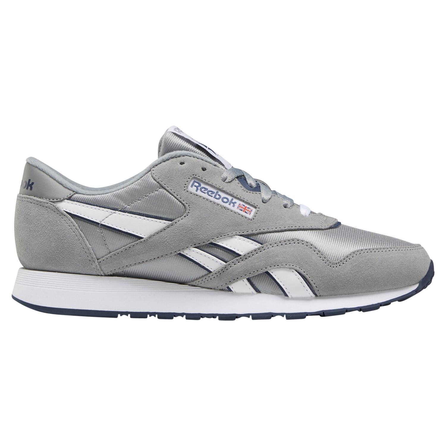 REEBOK UNISEX CLASSICS NYLON SHOES GREY TRAINERS SNEAKERS 2 RETRO