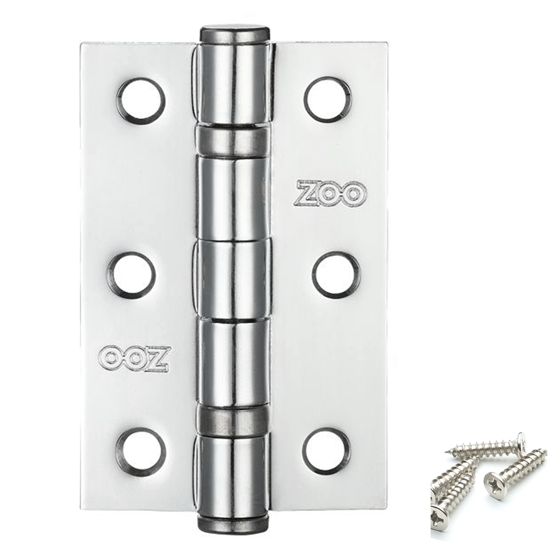 Internal Door Hinges 3 Inch / 76mm Pair Of Zoo Ball Bearing + Screws eBay