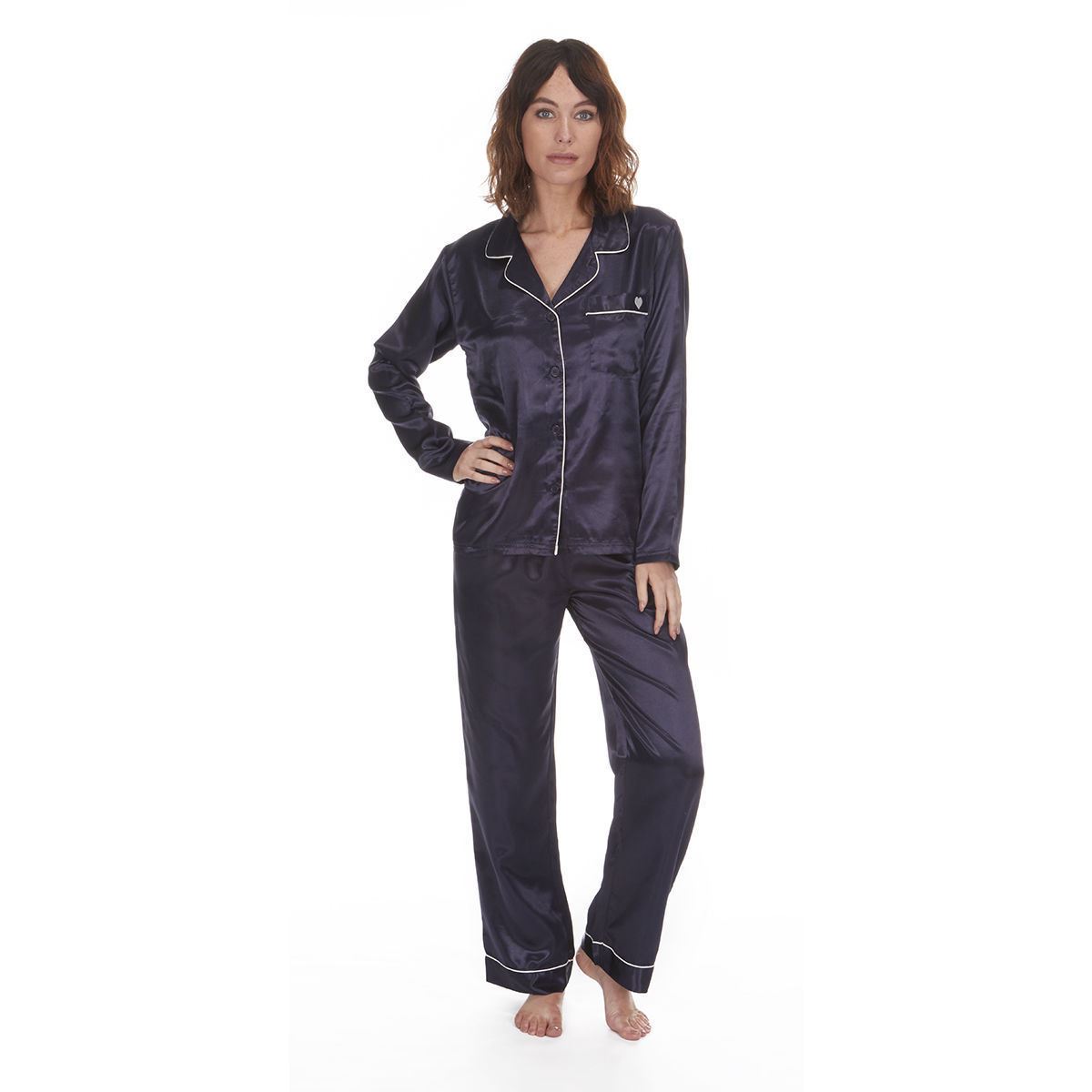 long silky pyjamas