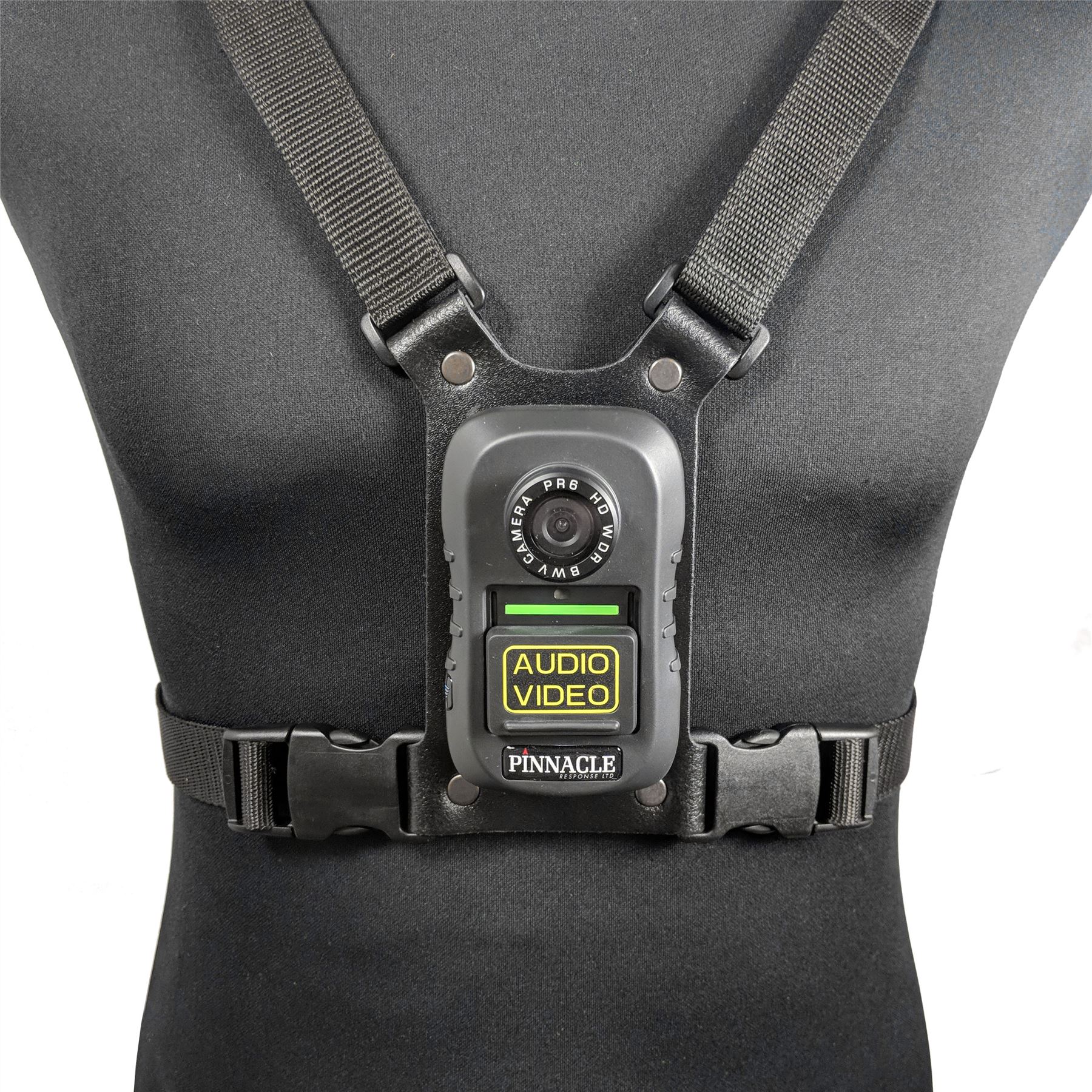 Klickfast Compatible Leather 4 point Radio and Body Worn Video harness