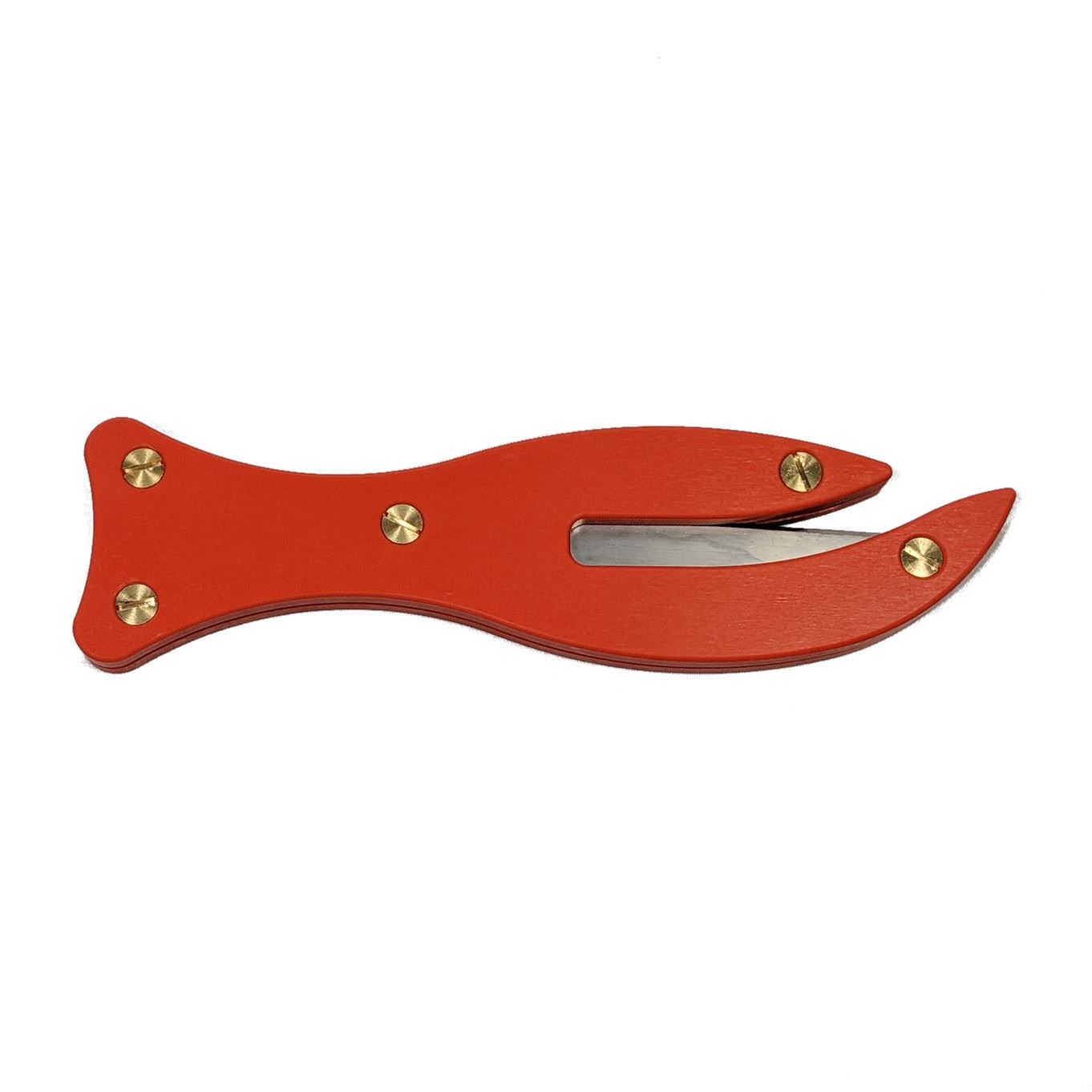 Genuine 9mm BIG Fish Red Safety Knife Rescue Tool Box Cutter