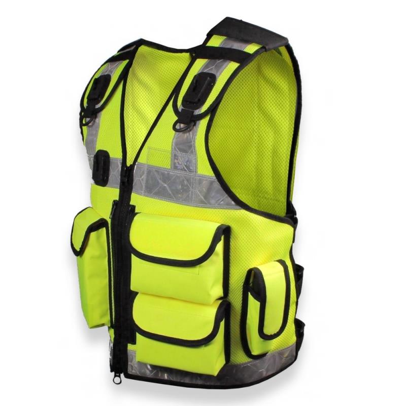 Protec One Size Fits All High Vis Utility Vest eBay