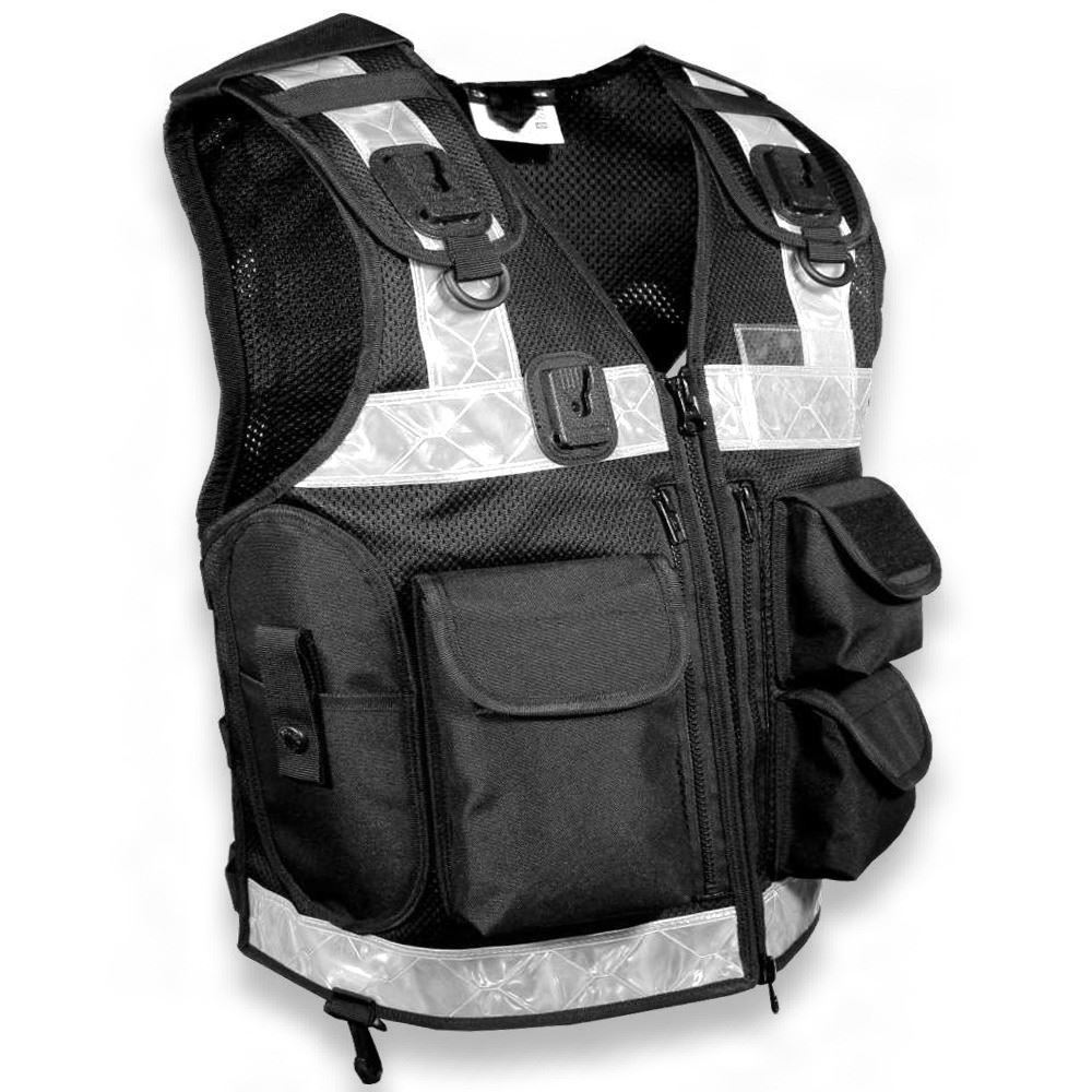 Protec Black One Size Fits All Utility Tactical Vest eBay