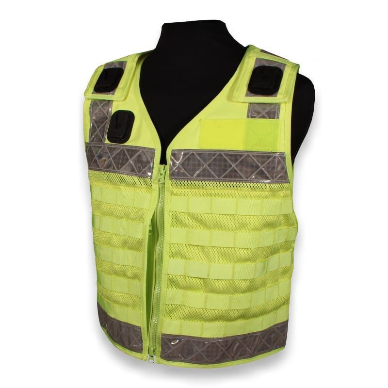 Protec High Visability Police and Security Tactical Molle Vest eBay
