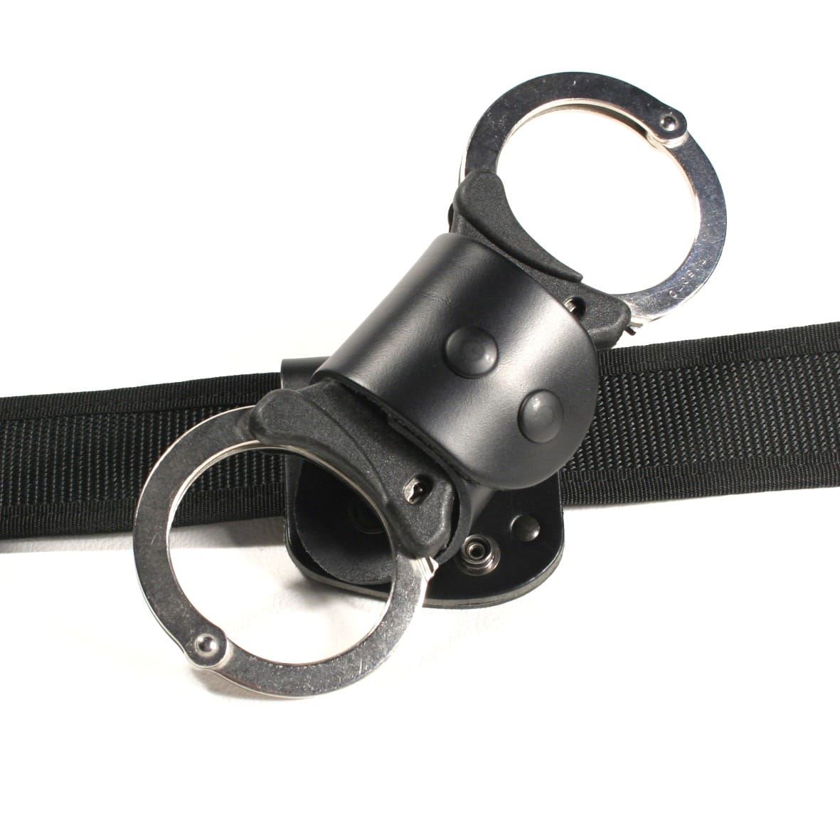 LH2 Protec Police Black Leather Hand Cuff Holder eBay