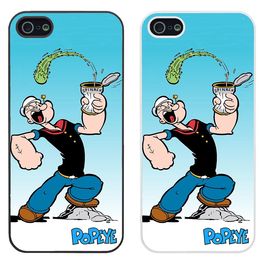popeye the sailor man cartoon printed pc case cover spinach s