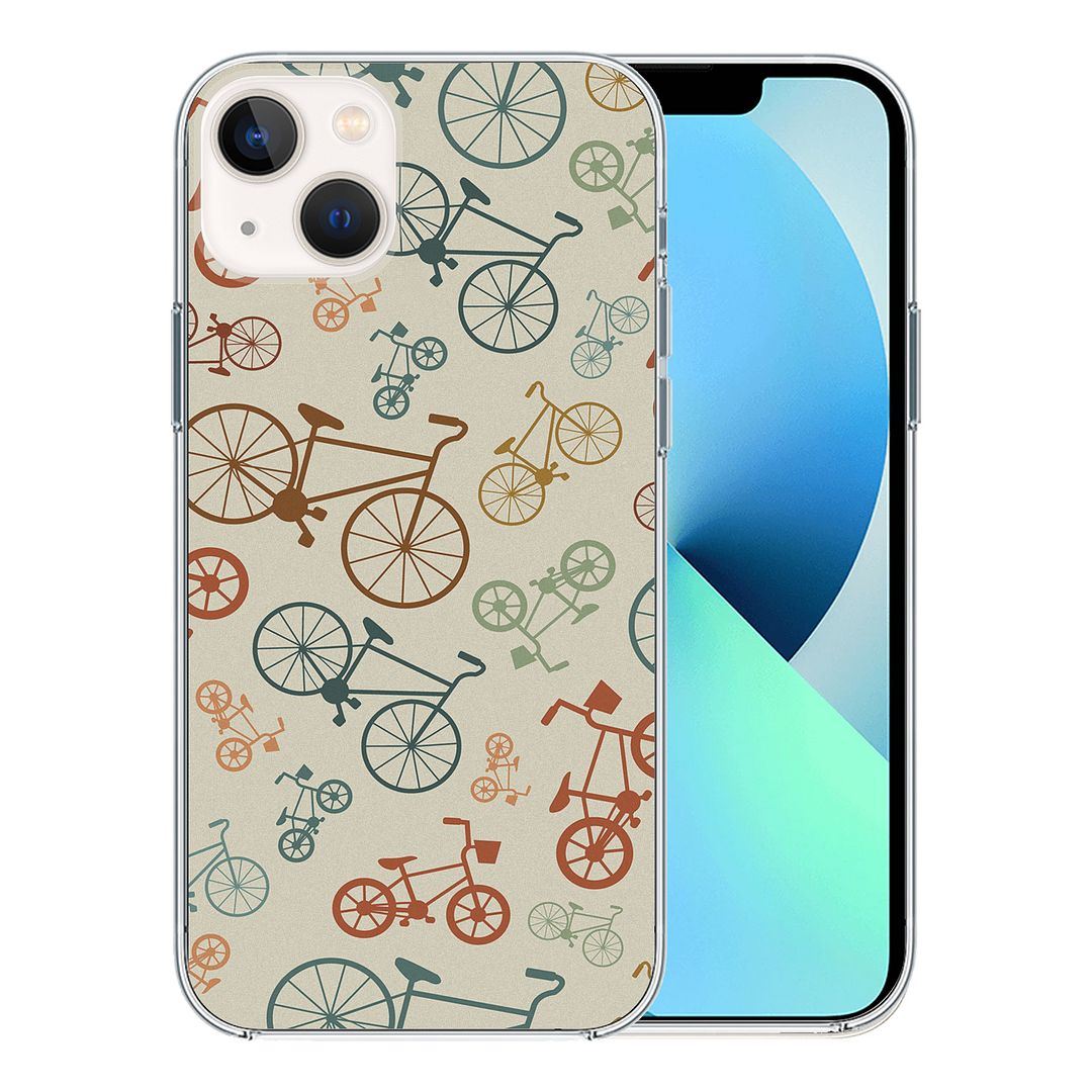 Silicone Phone Case Soft Cover Cycling Bike Pattern iPhone 12 13 Samsung 20 21