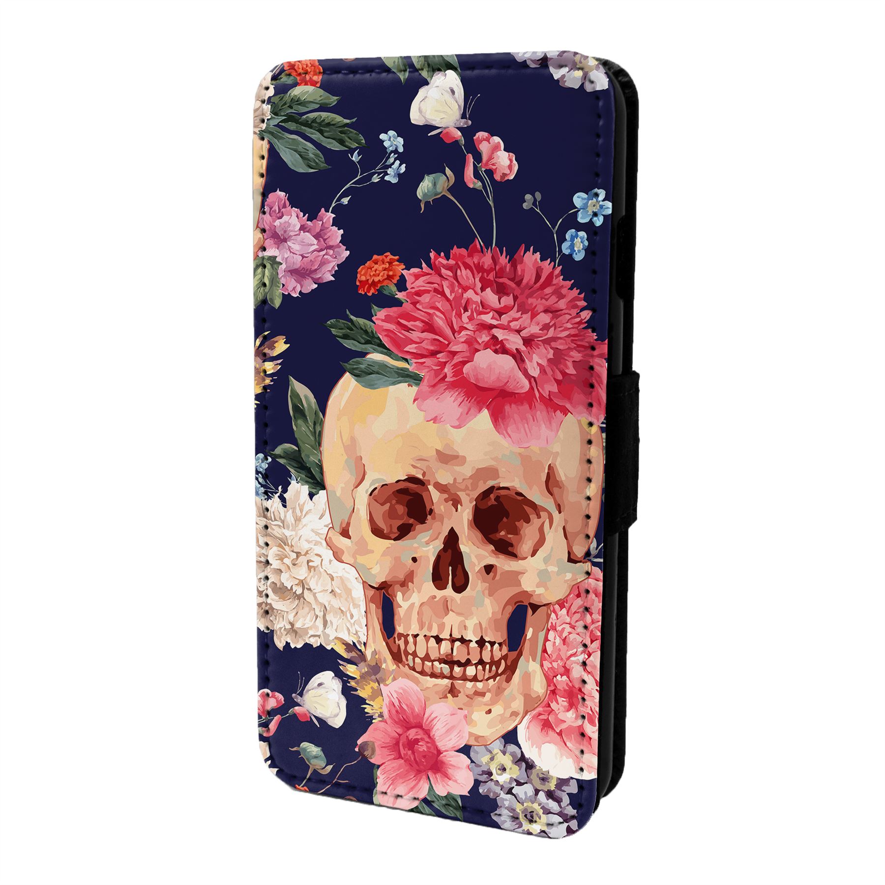 S5515 Passport Holder Case Cover Skull Tattoo Pattern