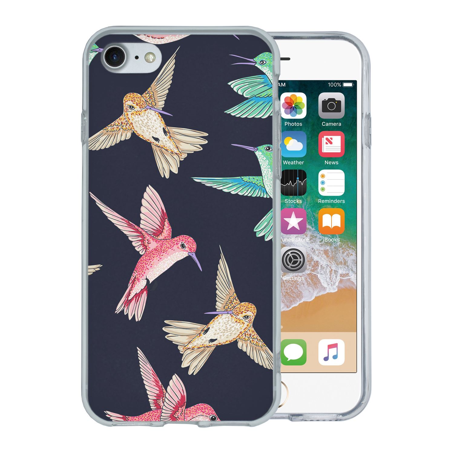 Silicone Phone Case Back Cover Hummingbird Pattern S Ebay