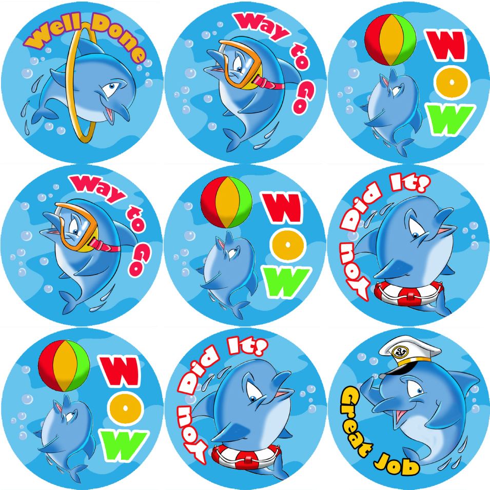 144 Today i was a Good Friend 30mm Reward Stickers for Teachers or Parents